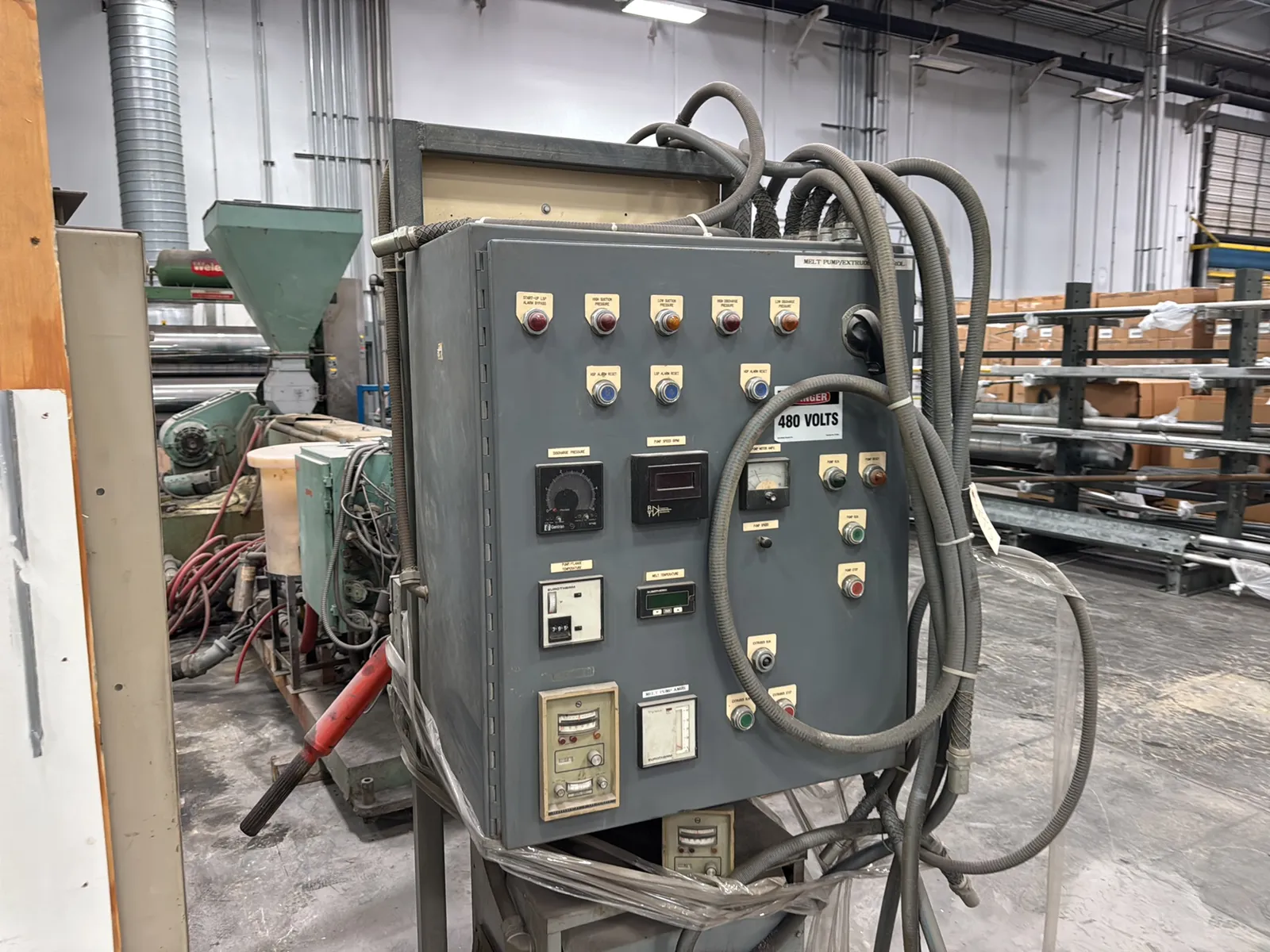 Gloucester Engineering Chrome Stack Sheet Extrusion Machine, photo 40 of 74