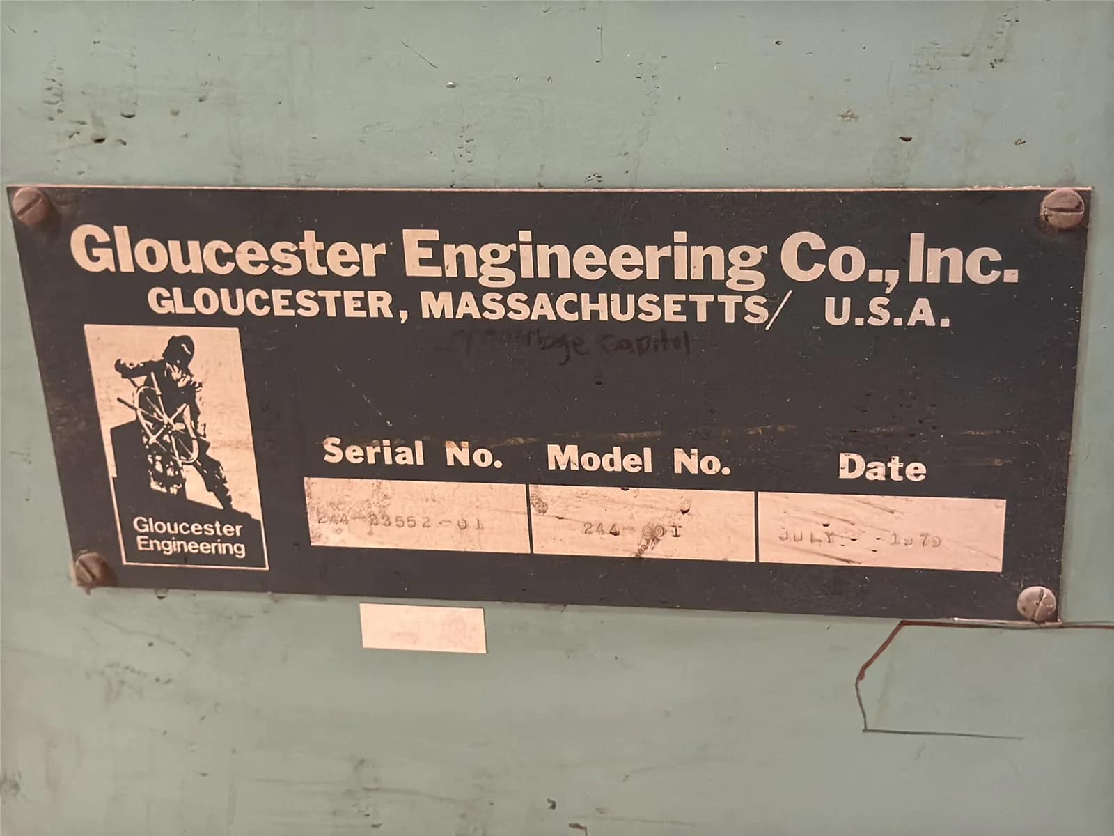 Gloucester Engineering Chrome Stack Sheet Extrusion Machine, photo 24 of 74