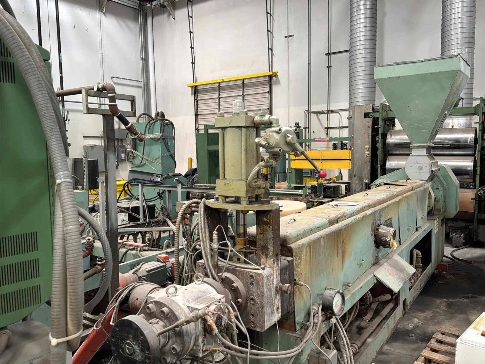 Gloucester Engineering Chrome Stack Sheet Extrusion Machine, photo 4 of 74