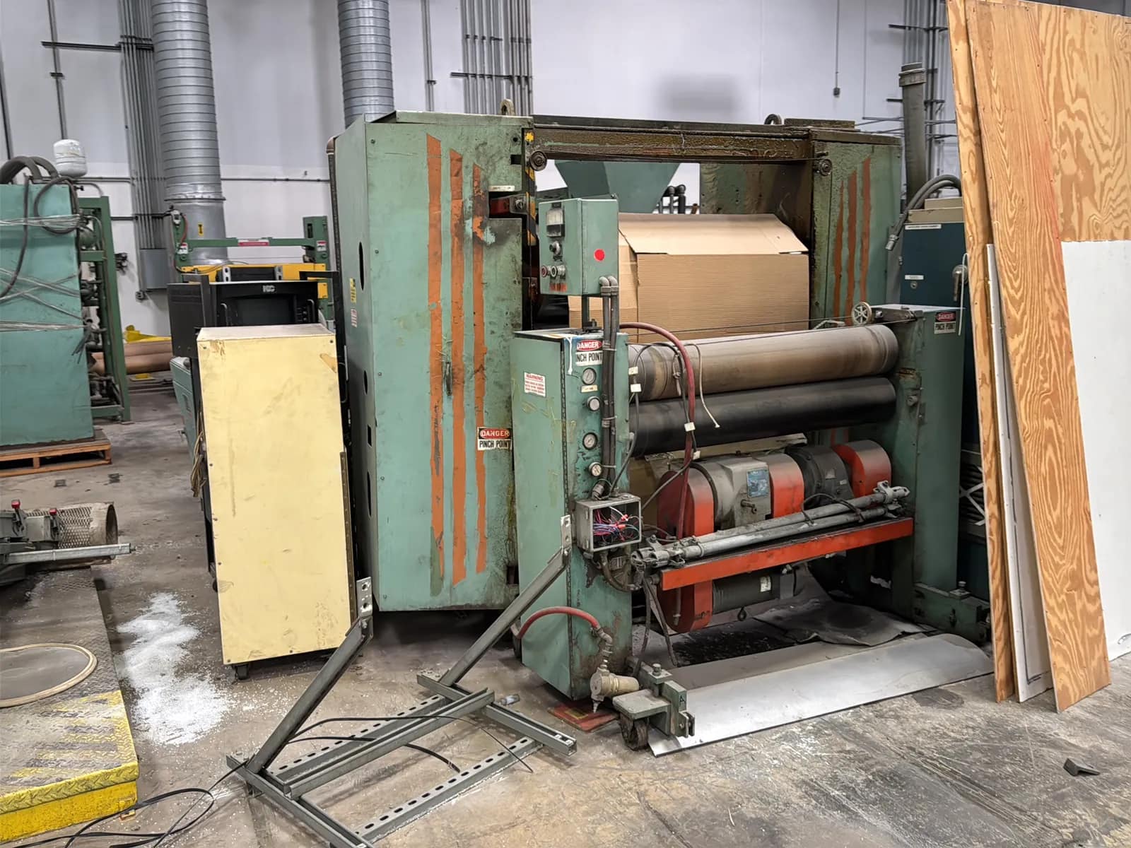Gloucester Engineering Chrome Stack Sheet Extrusion Machine, photo 2 of 74