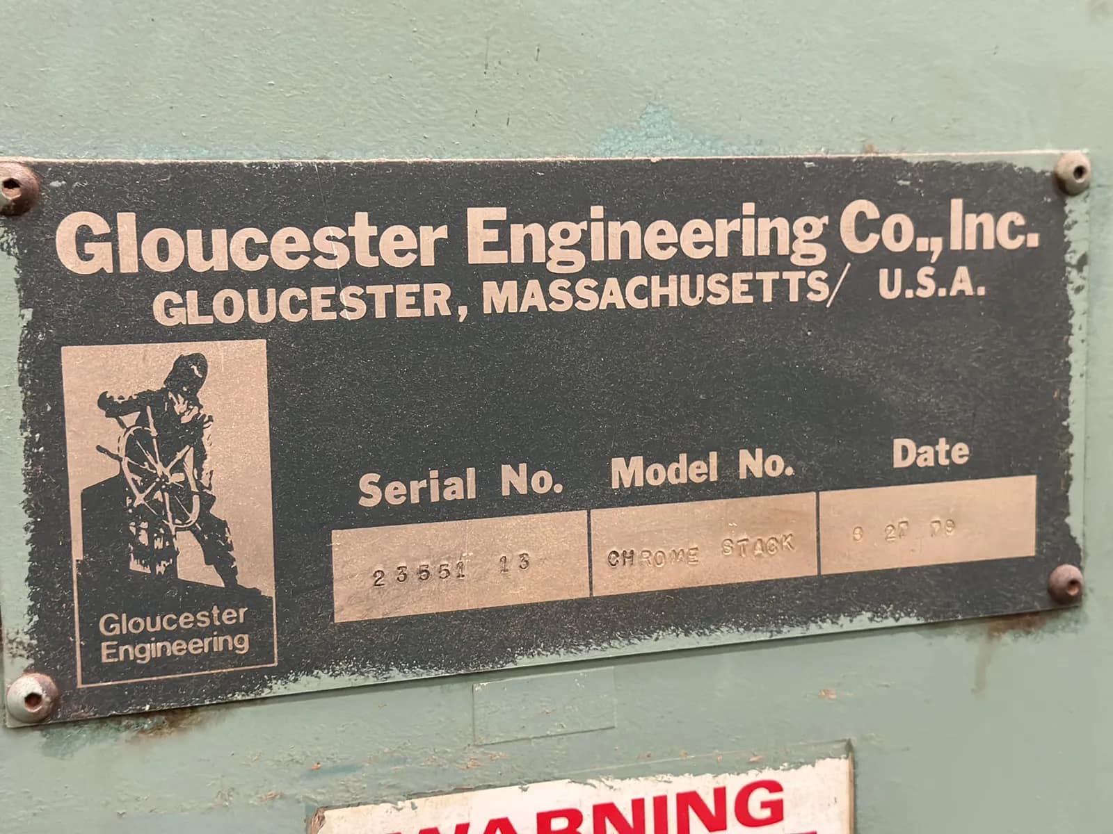 Gloucester Engineering Chrome Stack Sheet Extrusion Machine, photo 47 of 74
