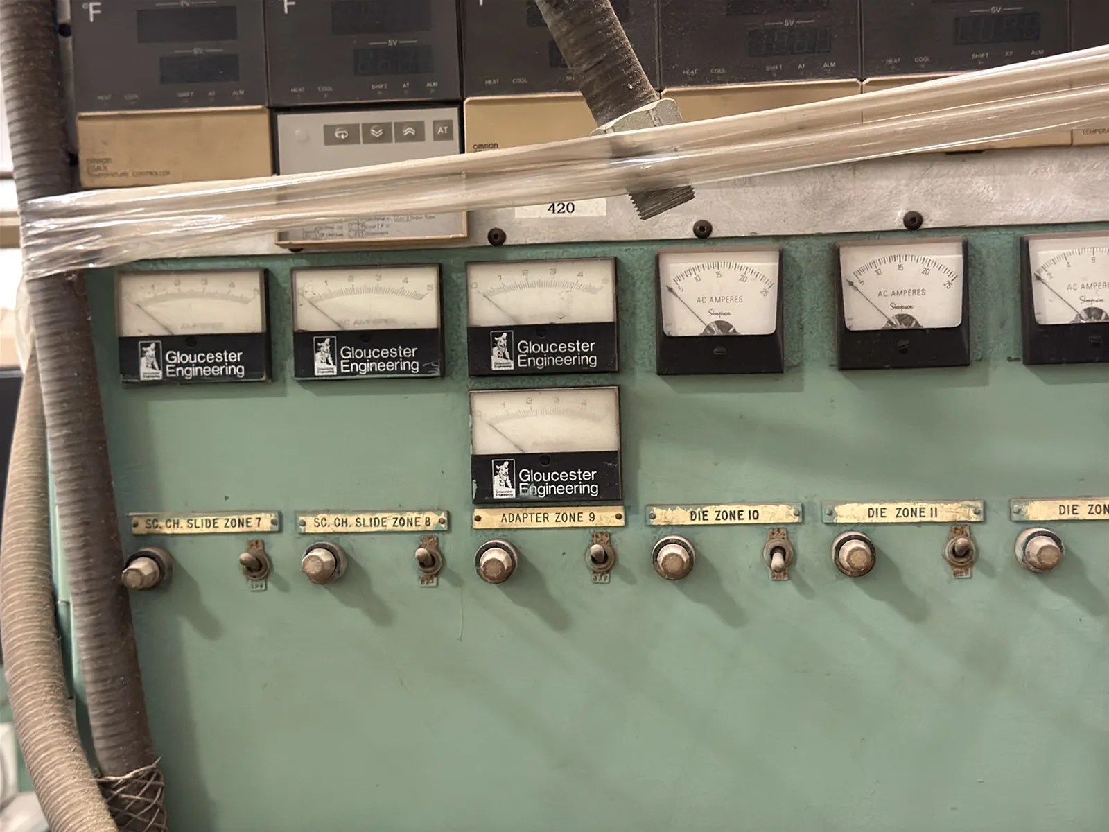 Gloucester Engineering Chrome Stack Sheet Extrusion Machine, photo 25 of 74