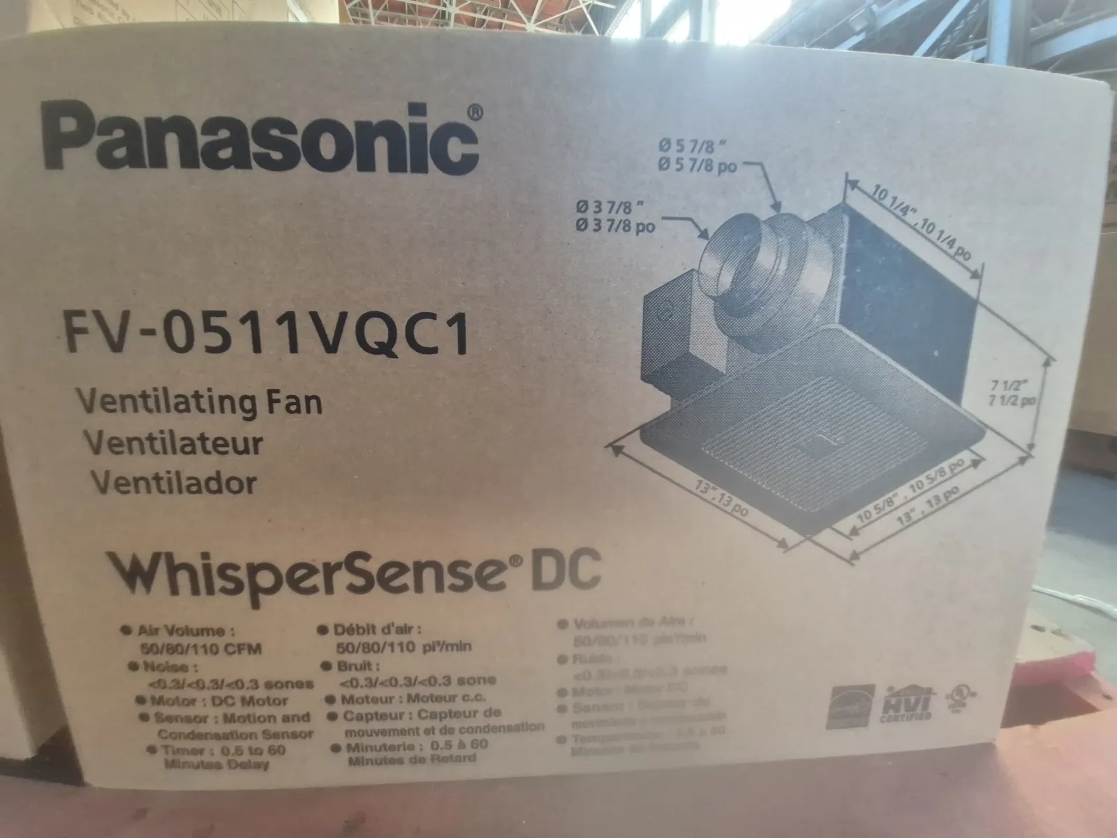 Panasonic Ventilating Fan, photo 2 of 2