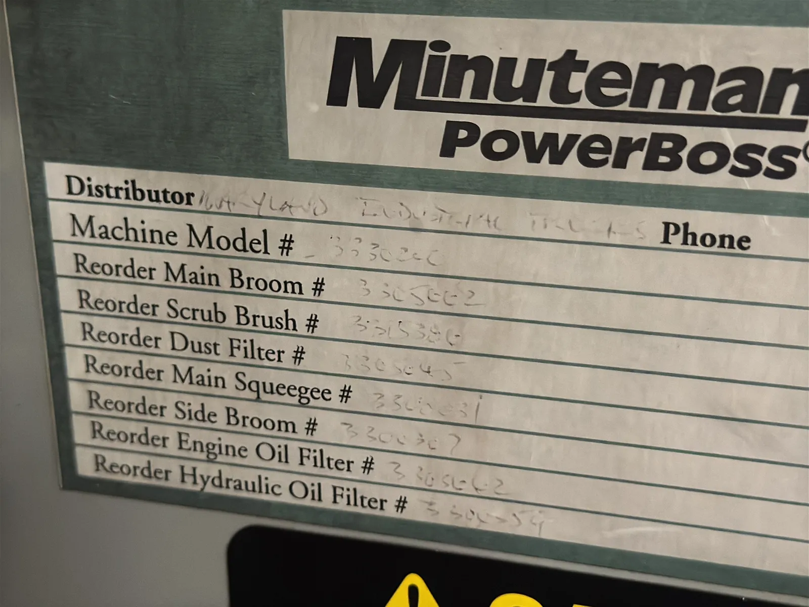 Minuteman Power Boss TSS/88 Floor Sweeper, photo 29 of 46