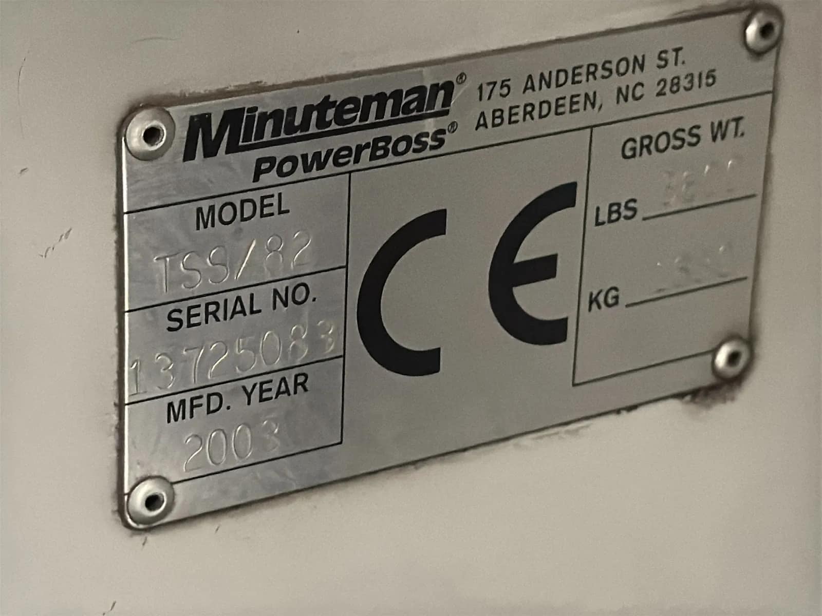Minuteman Power Boss TSS/88 Floor Sweeper, photo 27 of 46
