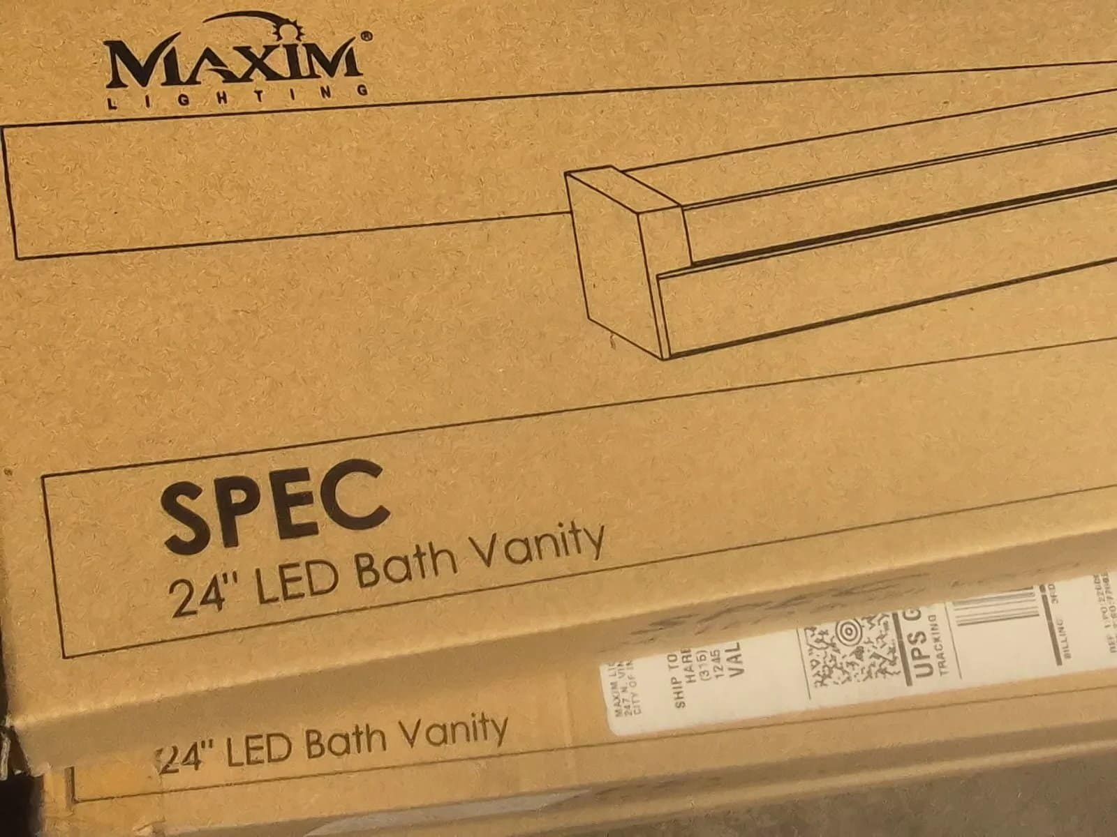 (5) 24" Led Bath Vanity, photo 3 of 4