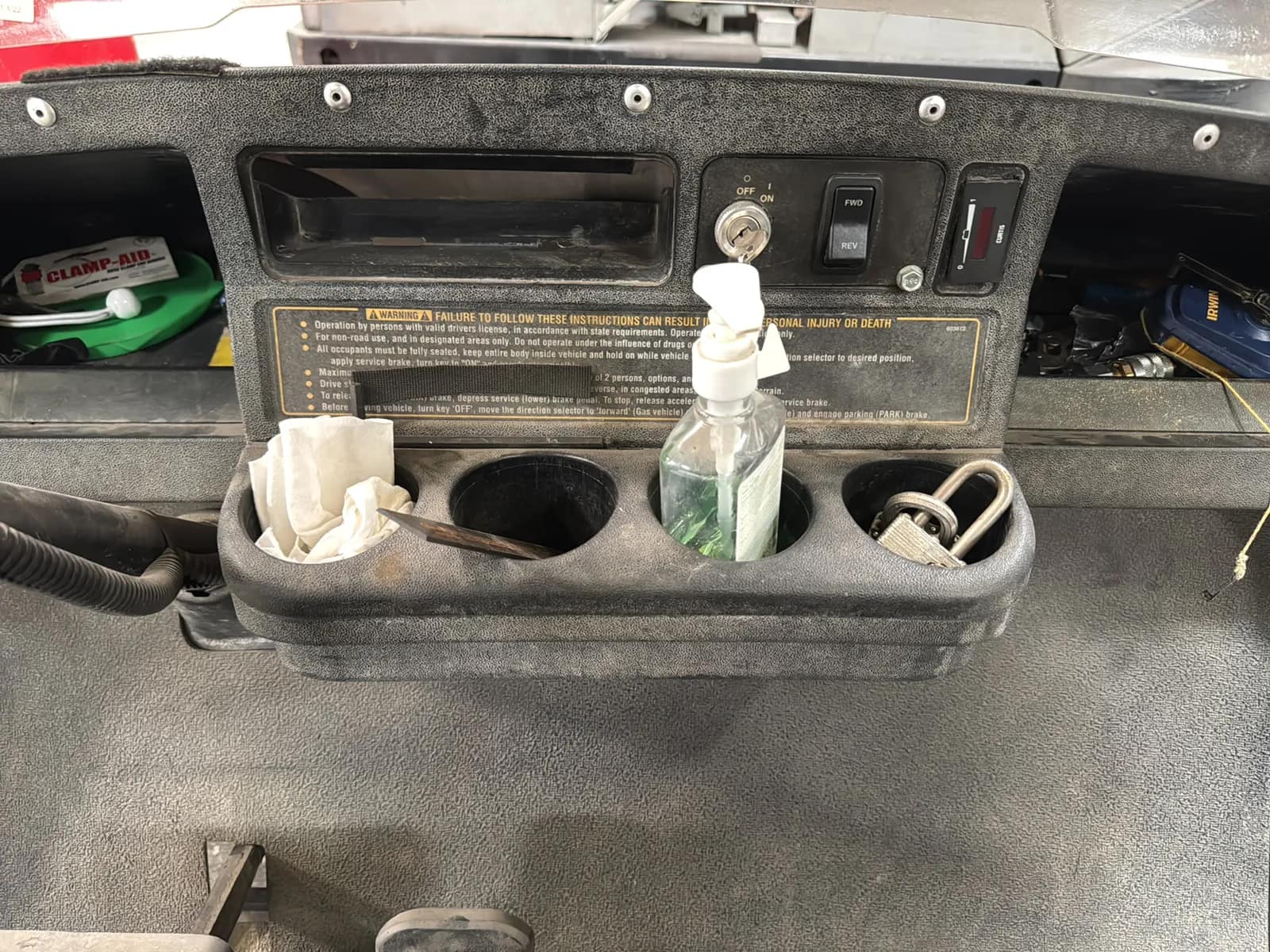 EZ-GO Textron Golf Cart With Charger (Not Running), photo 14 of 17