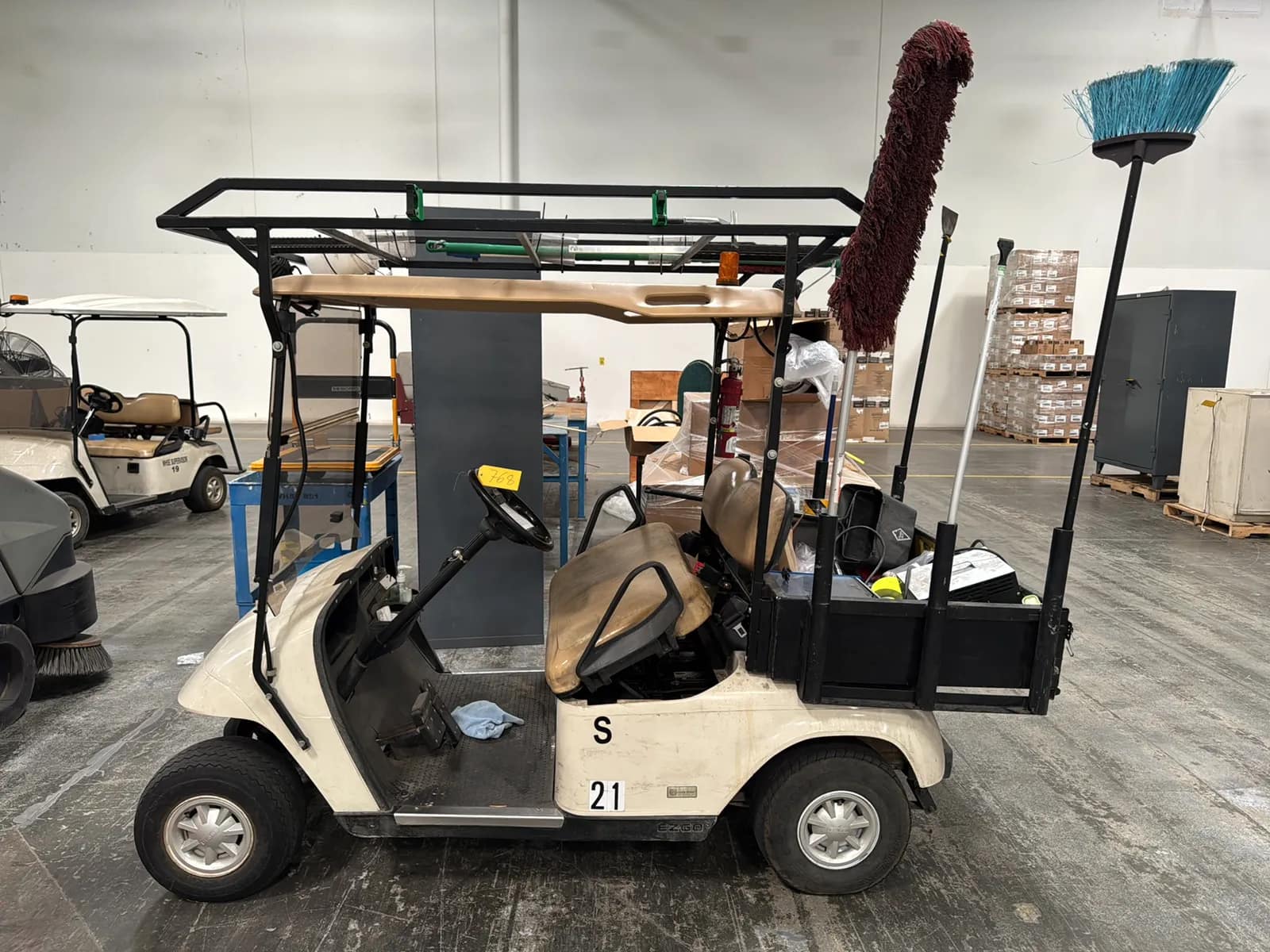 EZ-GO Textron Golf Cart With Charger (Not Running), photo 2 of 17