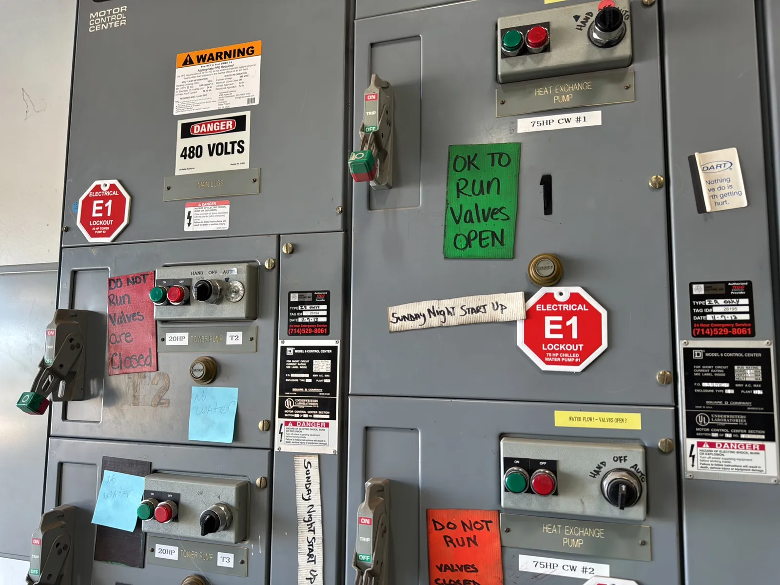 D Model 6 Motor Control Multi Unit Control Panel, photo 9 of 17