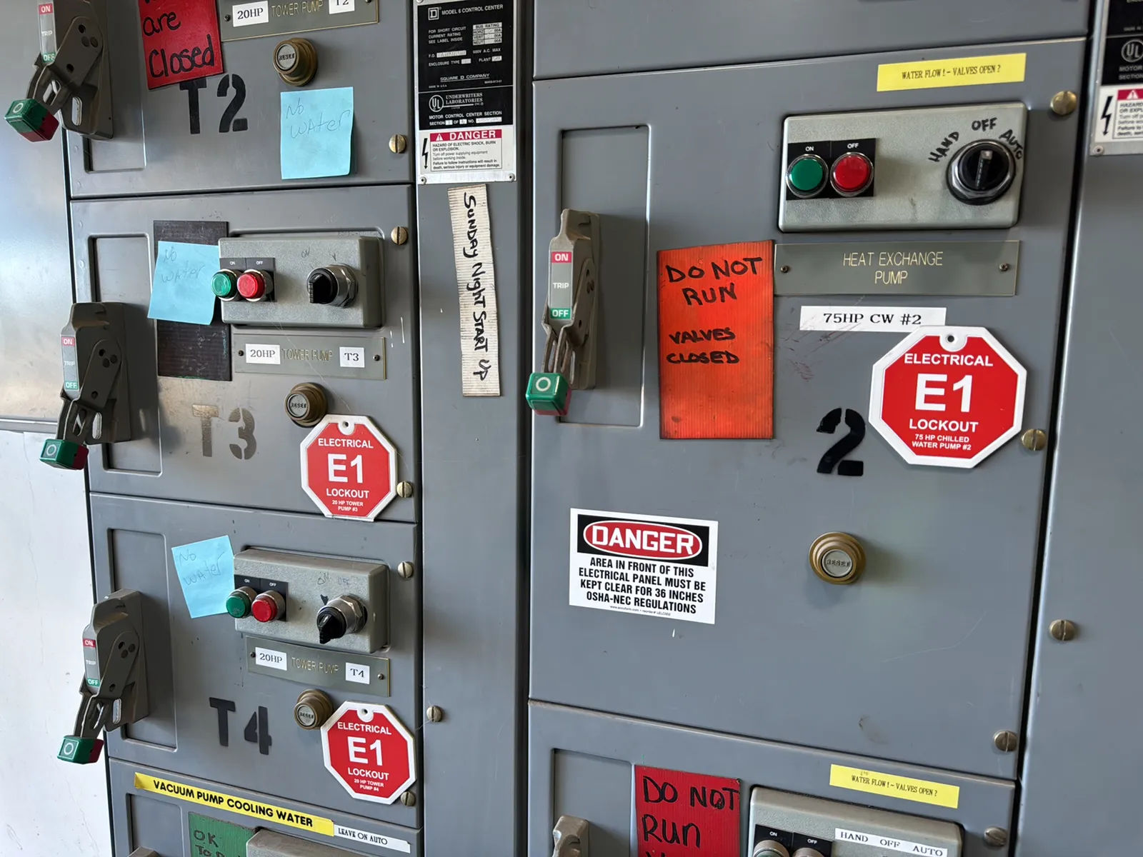 D Model 6 Motor Control Multi Unit Control Panel, photo 10 of 17
