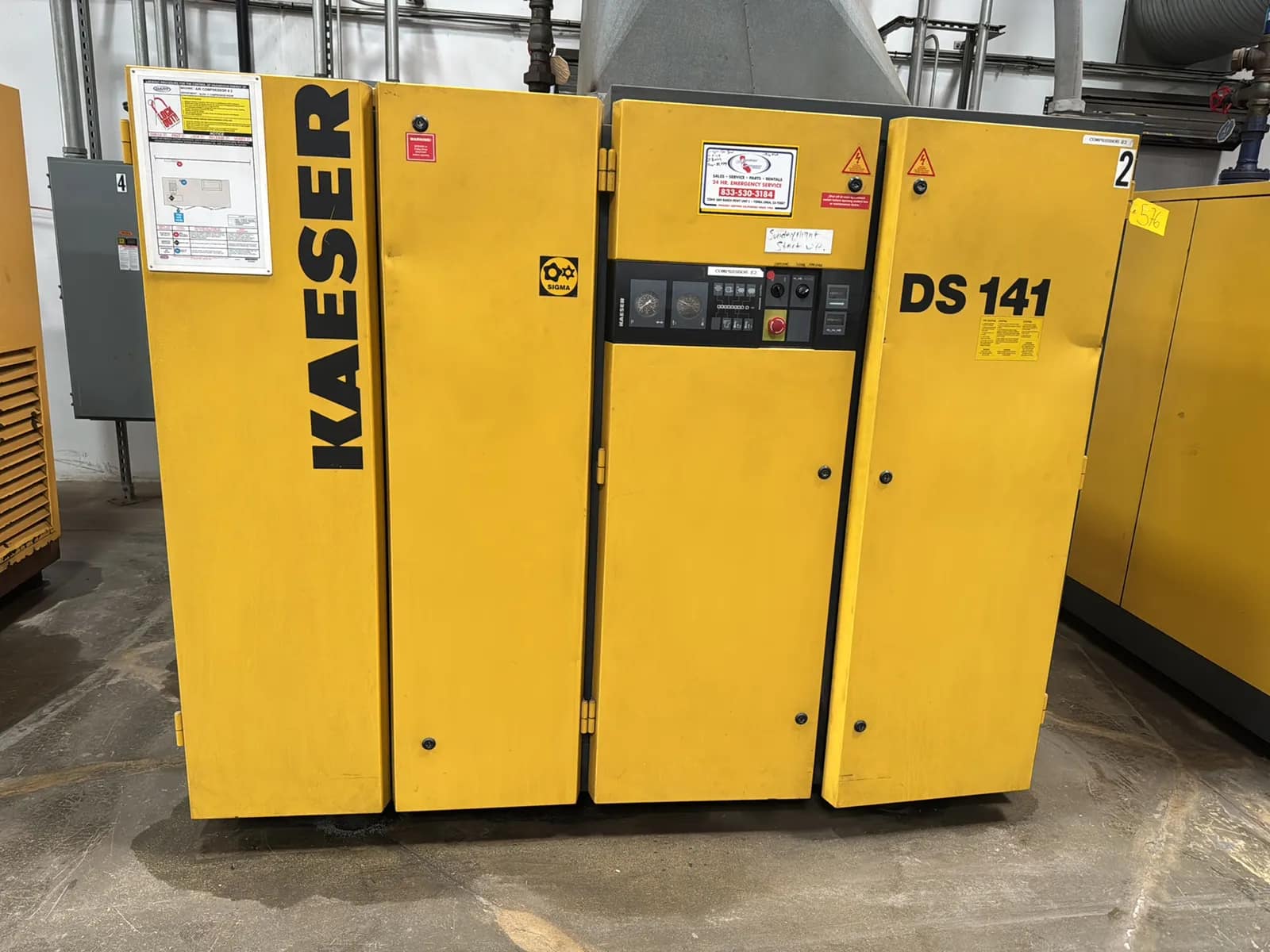 Kaeser Air Compressor Model DS141, photo 2 of 16