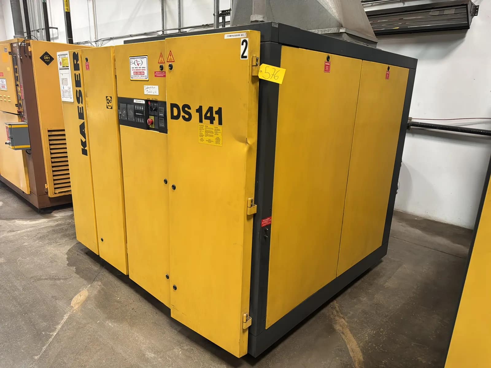 Kaeser Air Compressor Model DS141, photo 4 of 16