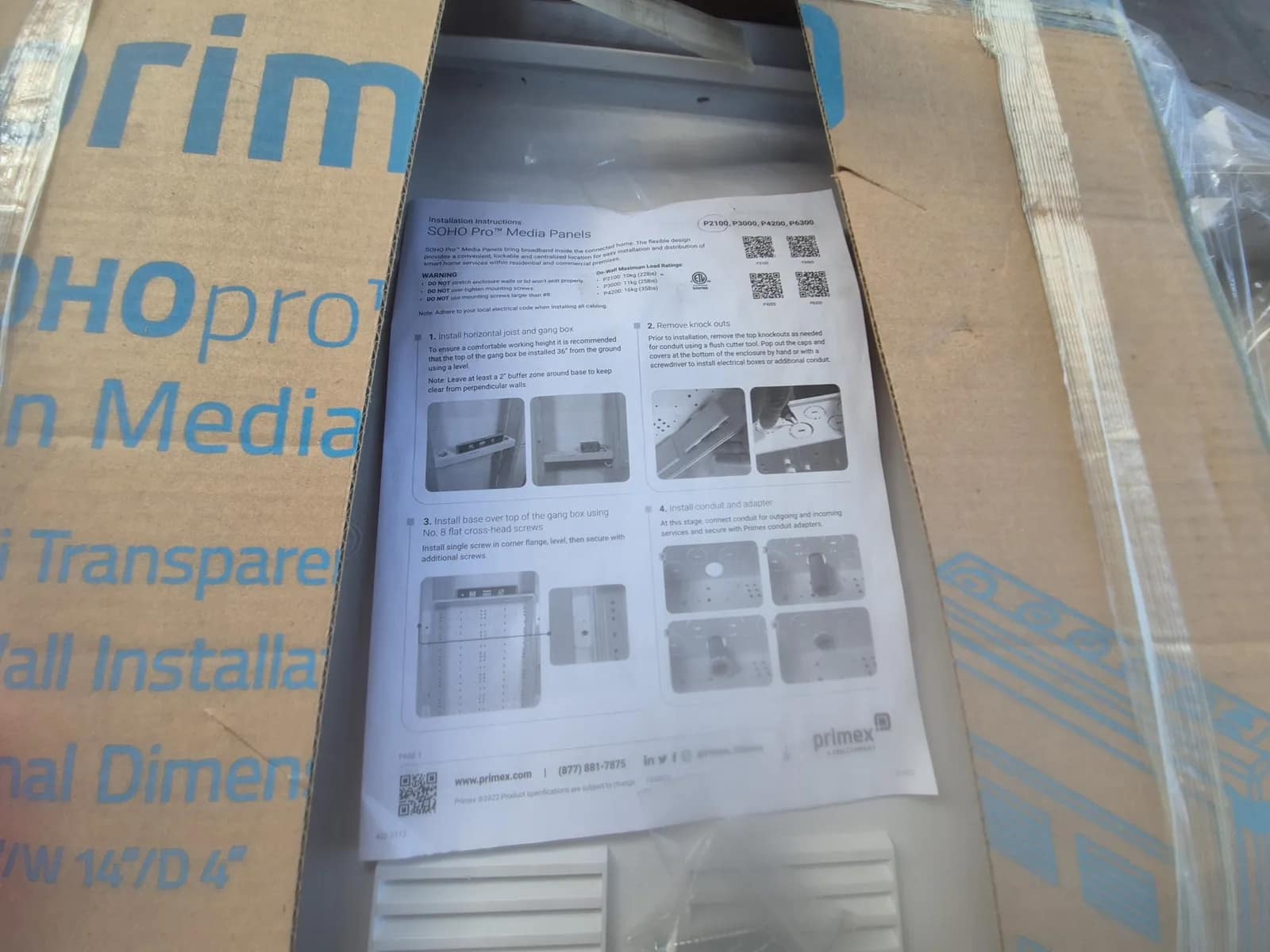 Contents Of Pallet: SOHO Pro Media Panels, Media Panel Covers, photo 2 of 6