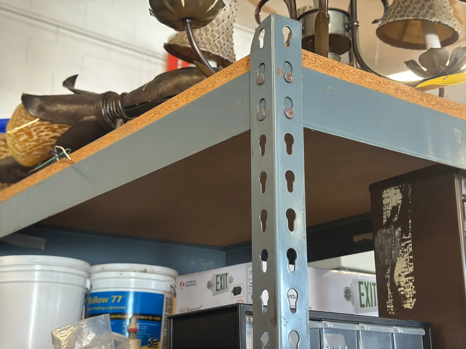 (3) Adjustable Metal Shelving Units (Contents Not Included), photo 3 of 8