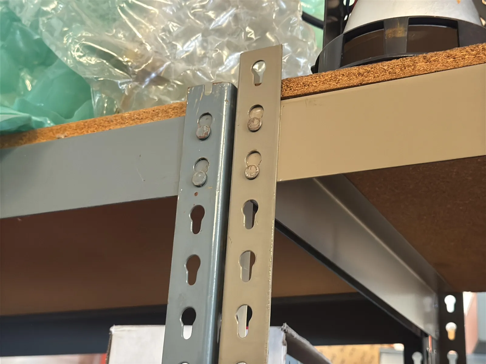 (3) Adjustable Metal Shelving Units (Contents Not Included), photo 4 of 8