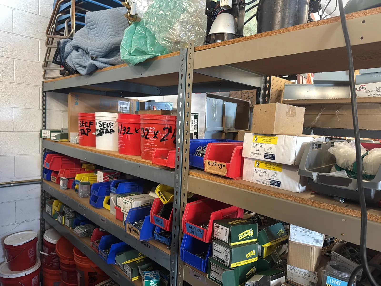 (3) Adjustable Metal Shelving Units (Contents Not Included), photo 6 of 8