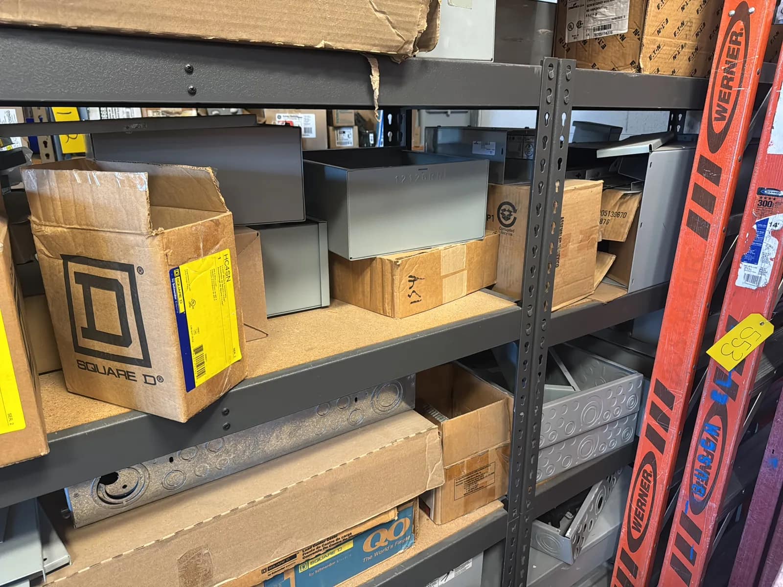 (2) Adjustable Metal Shelving Units (Contents Not Included), photo 6 of 8