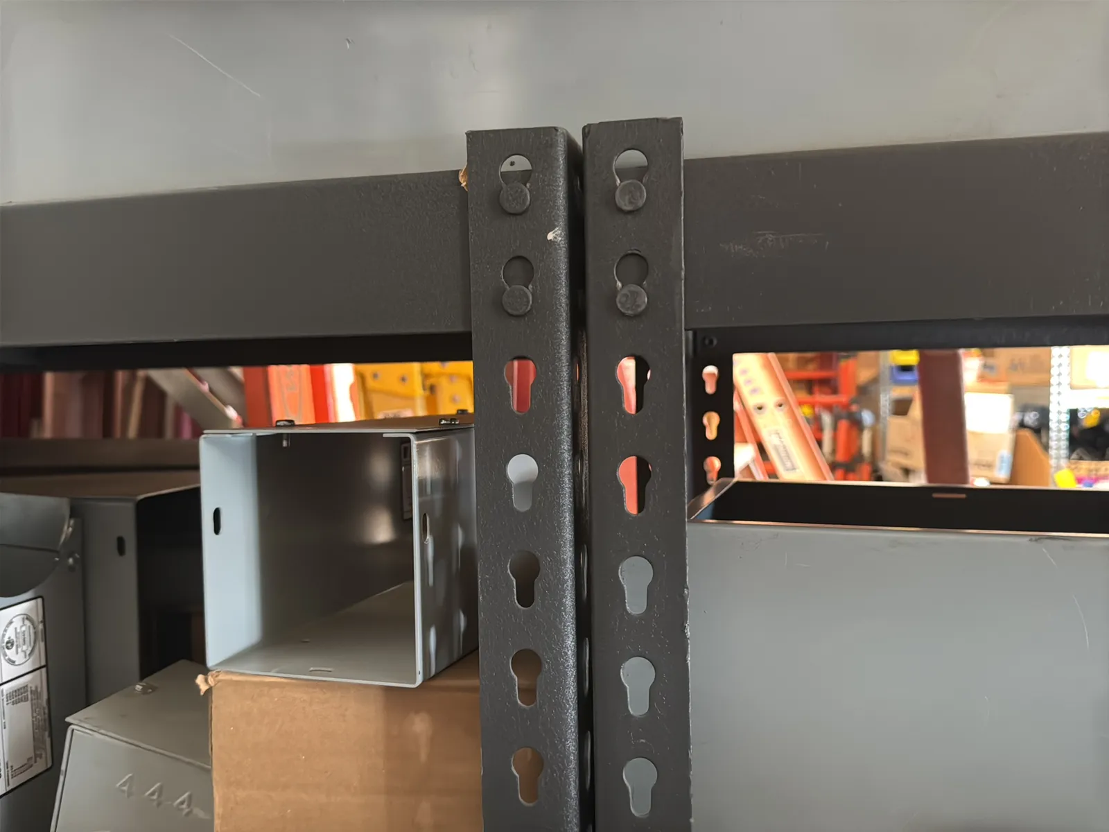 (2) Adjustable Metal Shelving Units (Contents Not Included), photo 3 of 8