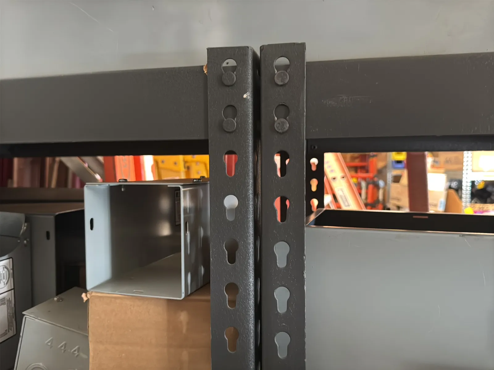 (2) Adjustable Metal Shelving Units (Contents Not Included), photo 4 of 8