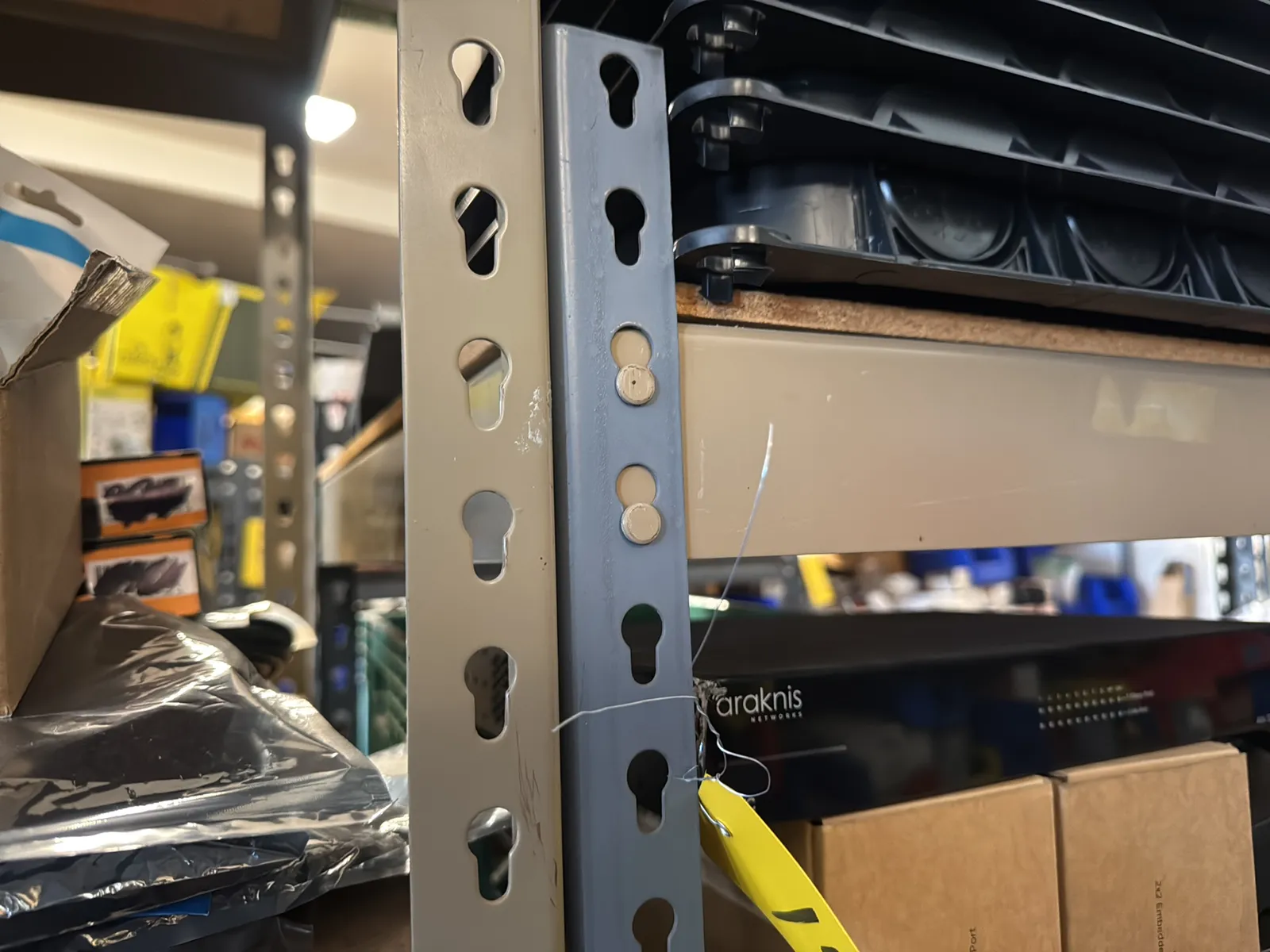 (4) Adjustable Metal Shelving Units (contents Not Included), photo 6 of 7
