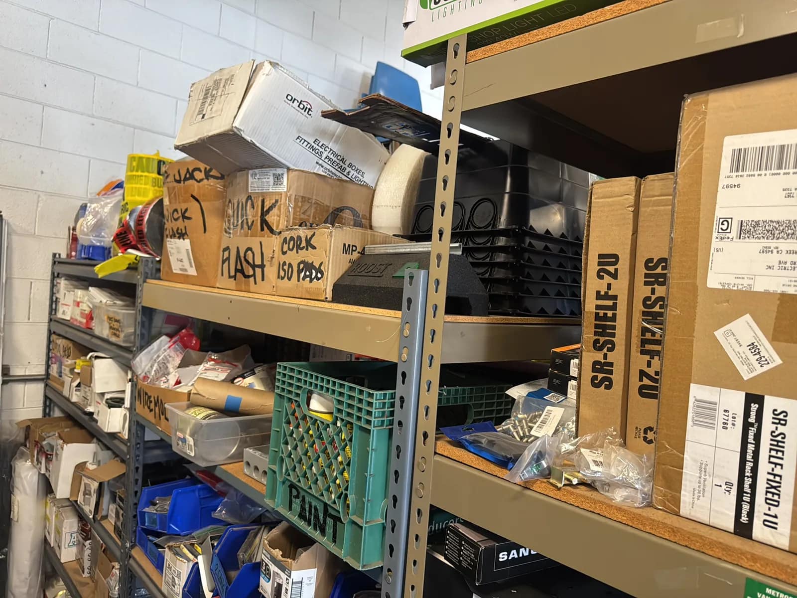(4) Adjustable Metal Shelving Units (contents Not Included), photo 7 of 7