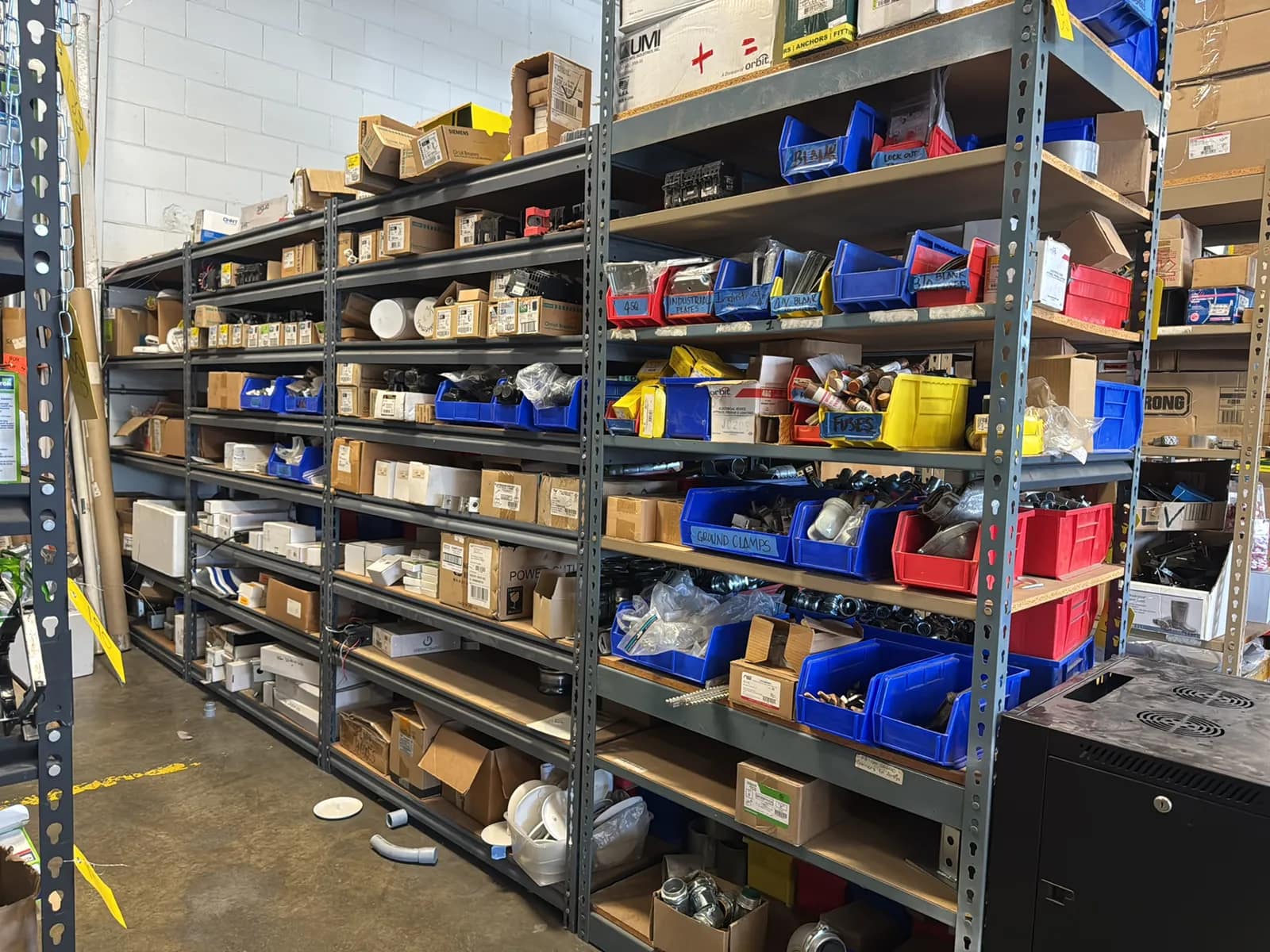 (4) Adjustable Metal Shelving Units(contents Not Included), photo 2 of 7