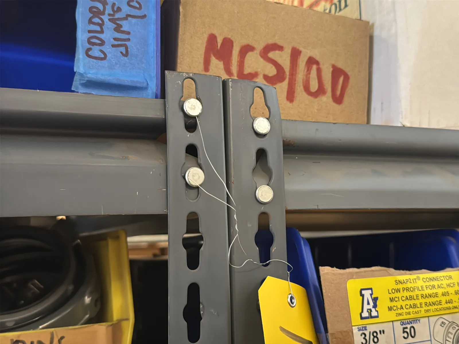 (4) Adjustable Metal Shelving Units(contents Not Included), photo 5 of 7