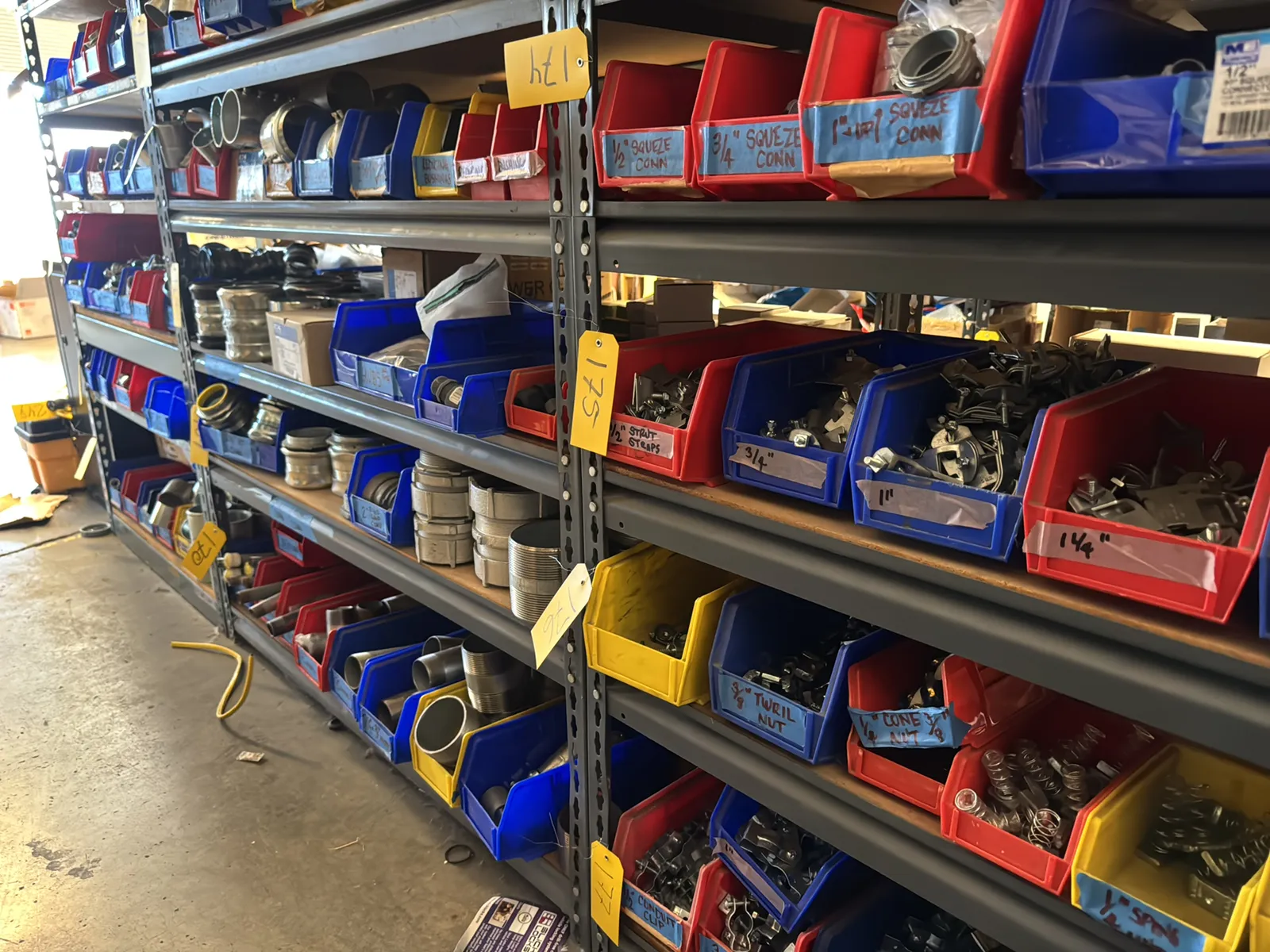 (4) Adjustable Metal Shelving Units(contents Not Included), photo 6 of 7