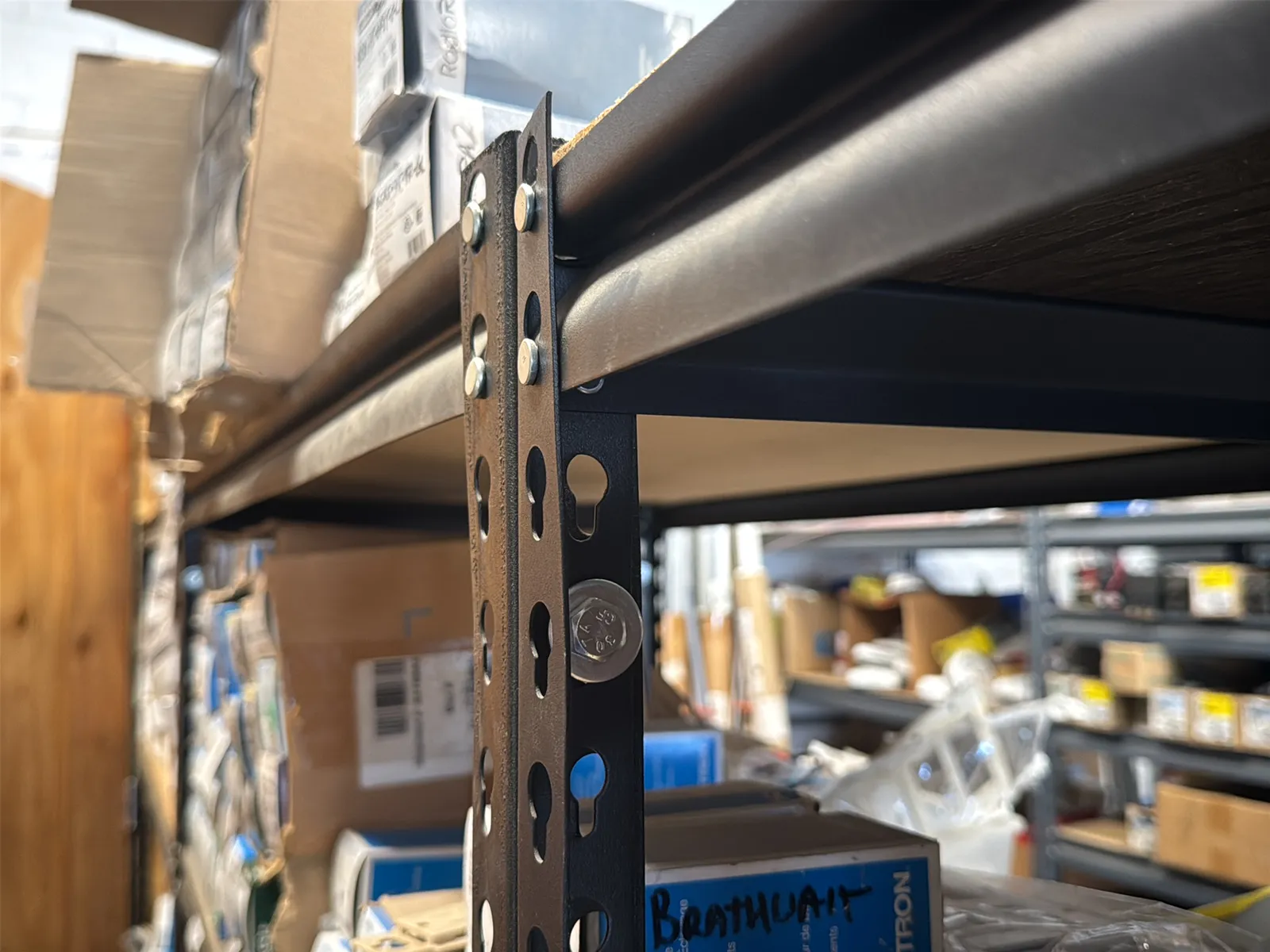 (3) Adjustable Metal Shelving Units (Contents Not Included), photo 5 of 7