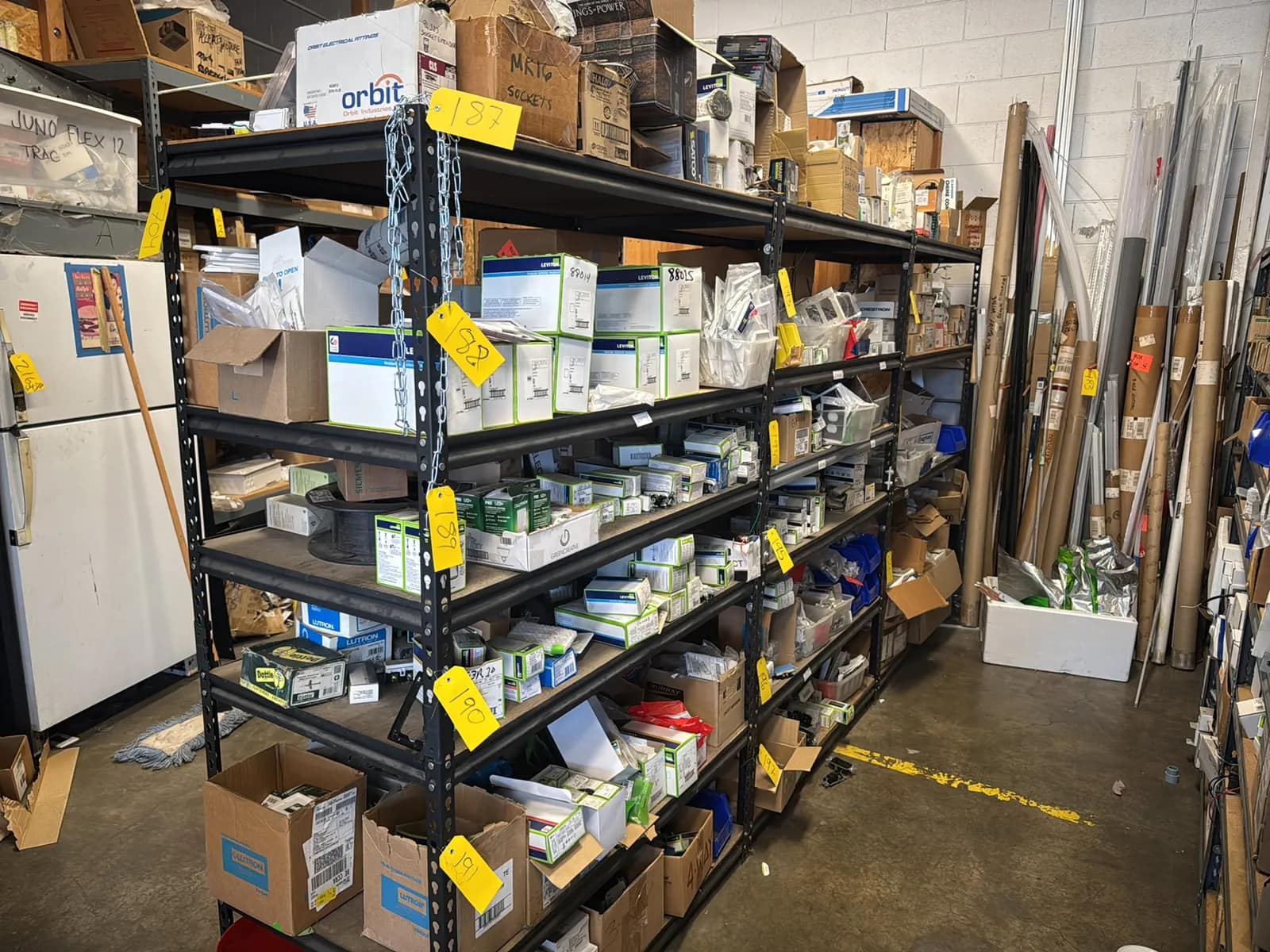 (3) Adjustable Metal Shelving Units (Contents Not Included), photo 2 of 7
