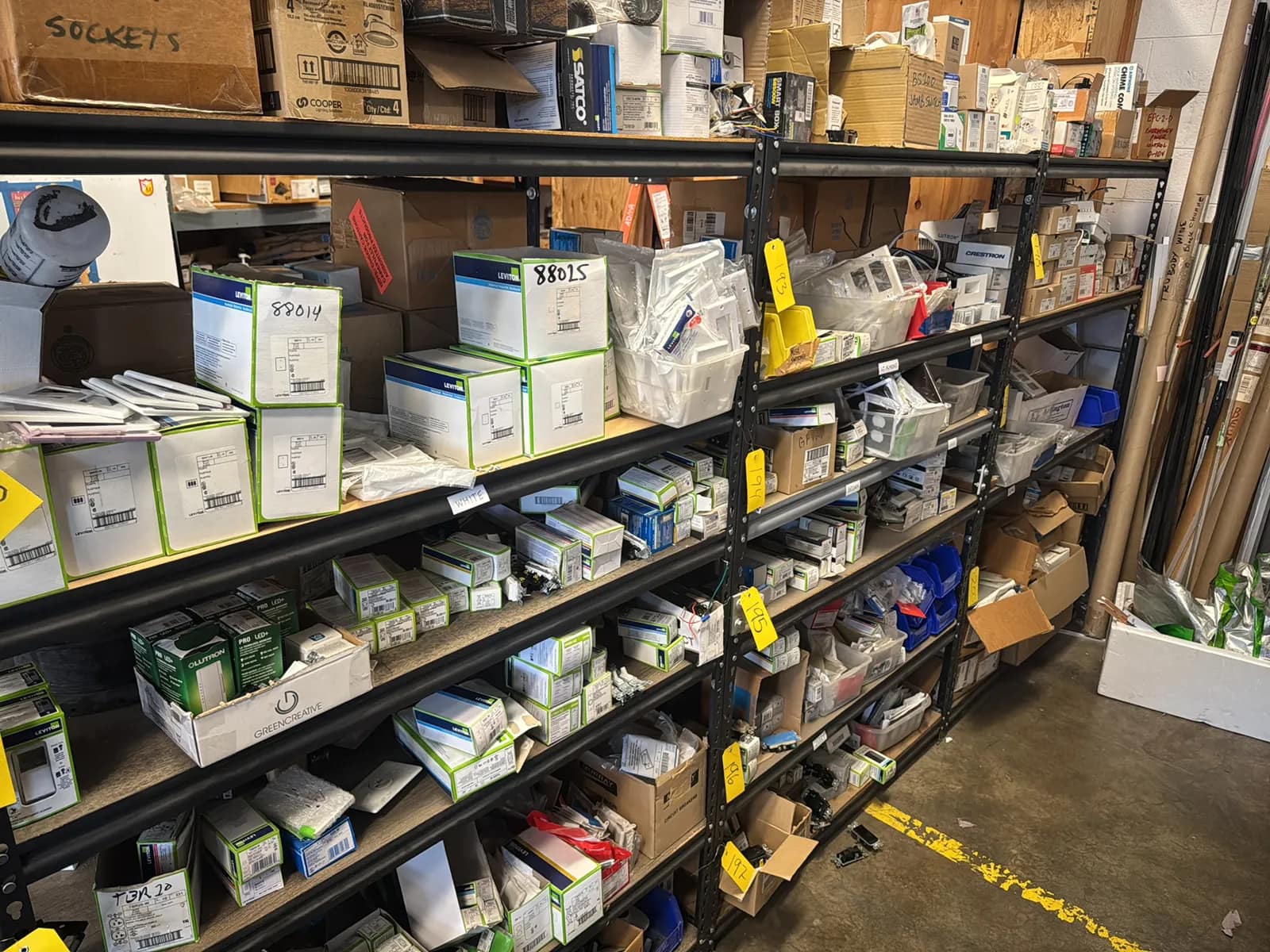 (3) Adjustable Metal Shelving Units (Contents Not Included), photo 3 of 7