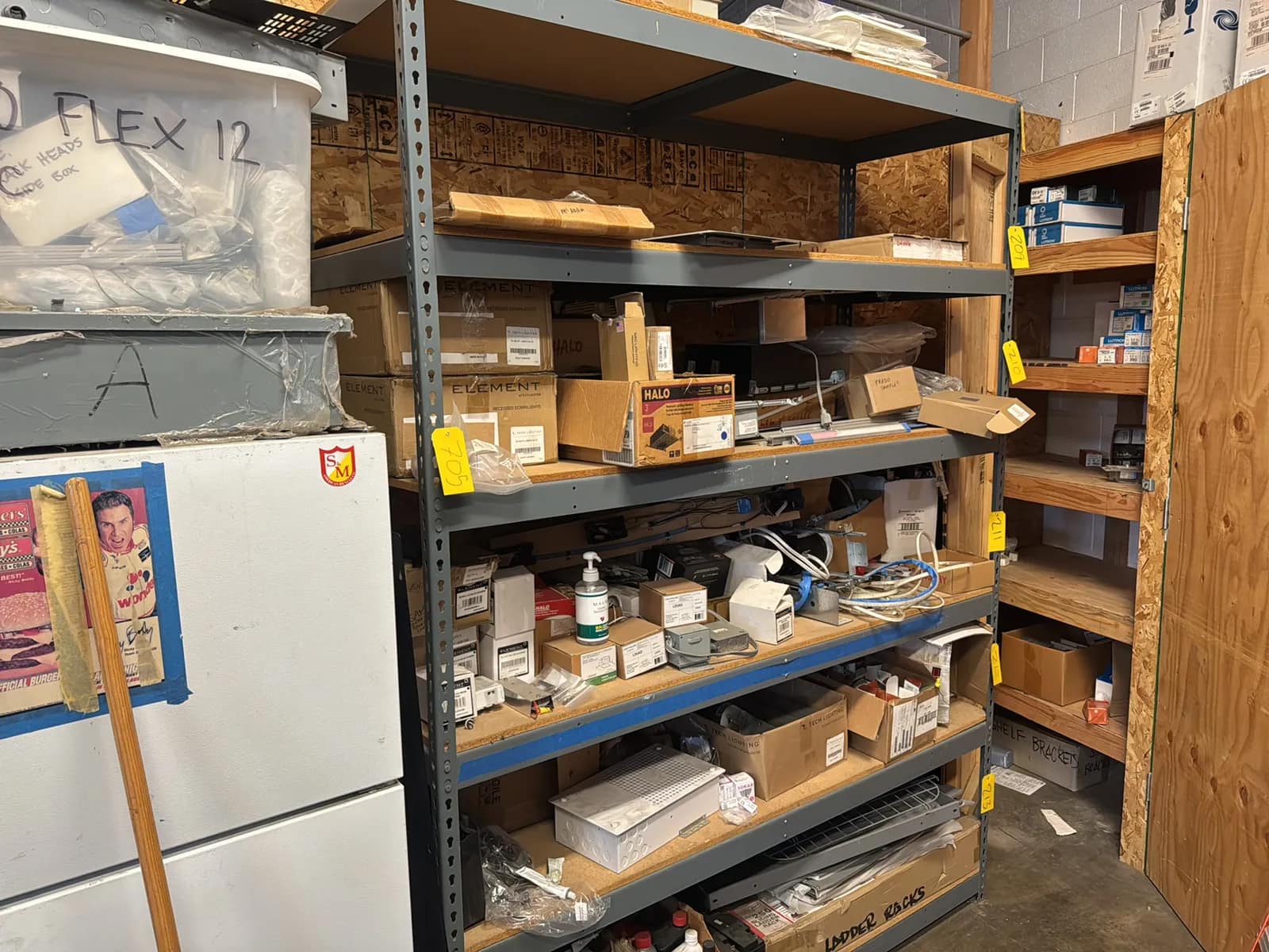 (2) Adjustable Metal Shelving Units (Contents Not Included), photo 3 of 5