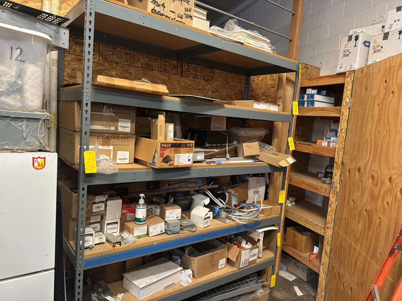 (2) Adjustable Metal Shelving Units (Contents Not Included), photo 5 of 5