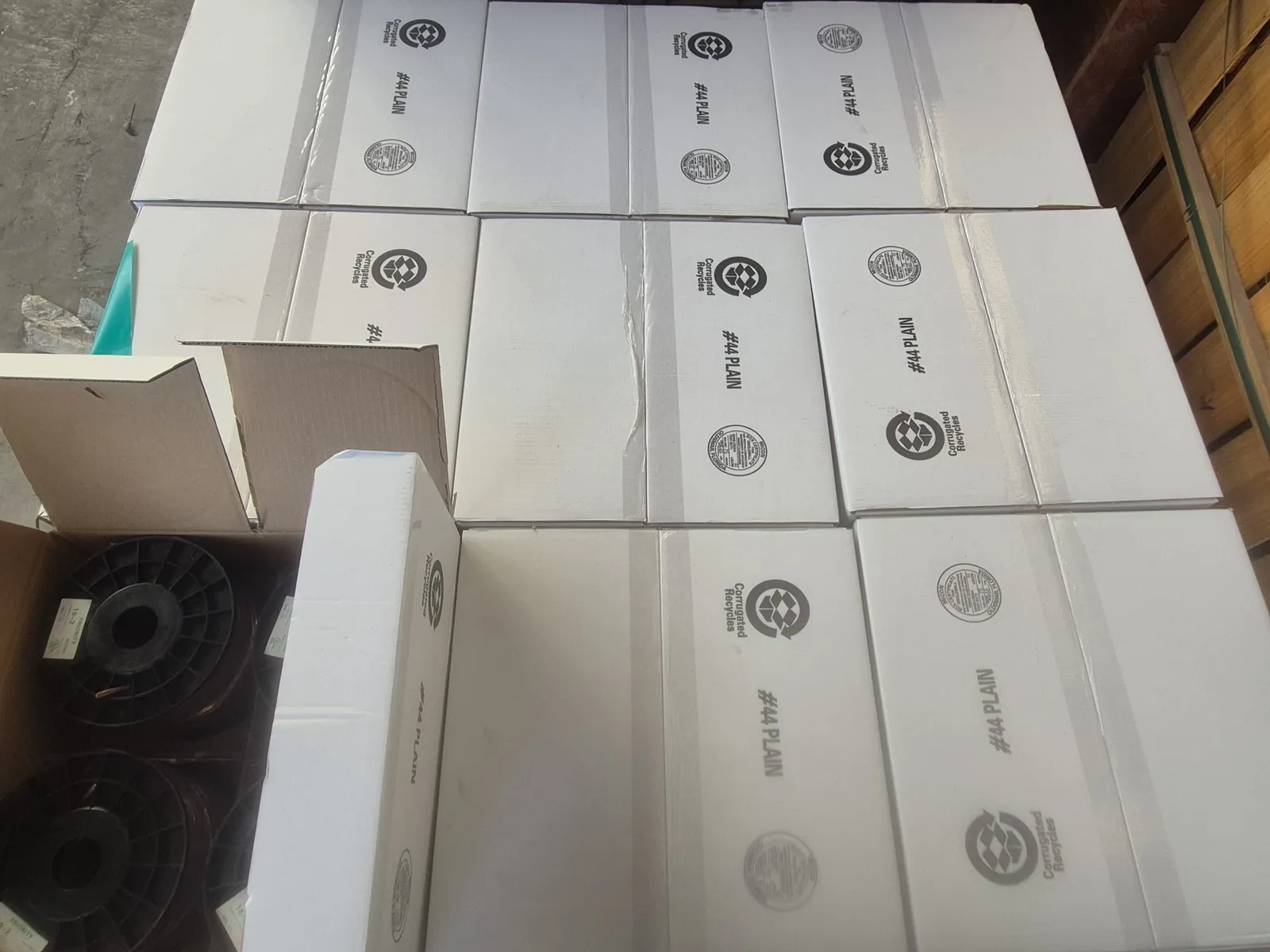 (9) Boxes, 18-2 Thermostat Cable, 4 Spools Of Copper Wire, photo 3 of 3