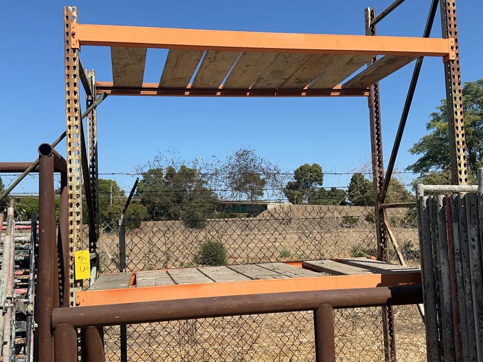 (1) Section Of 10' Tall Pallet Racking, photo 3 of 5