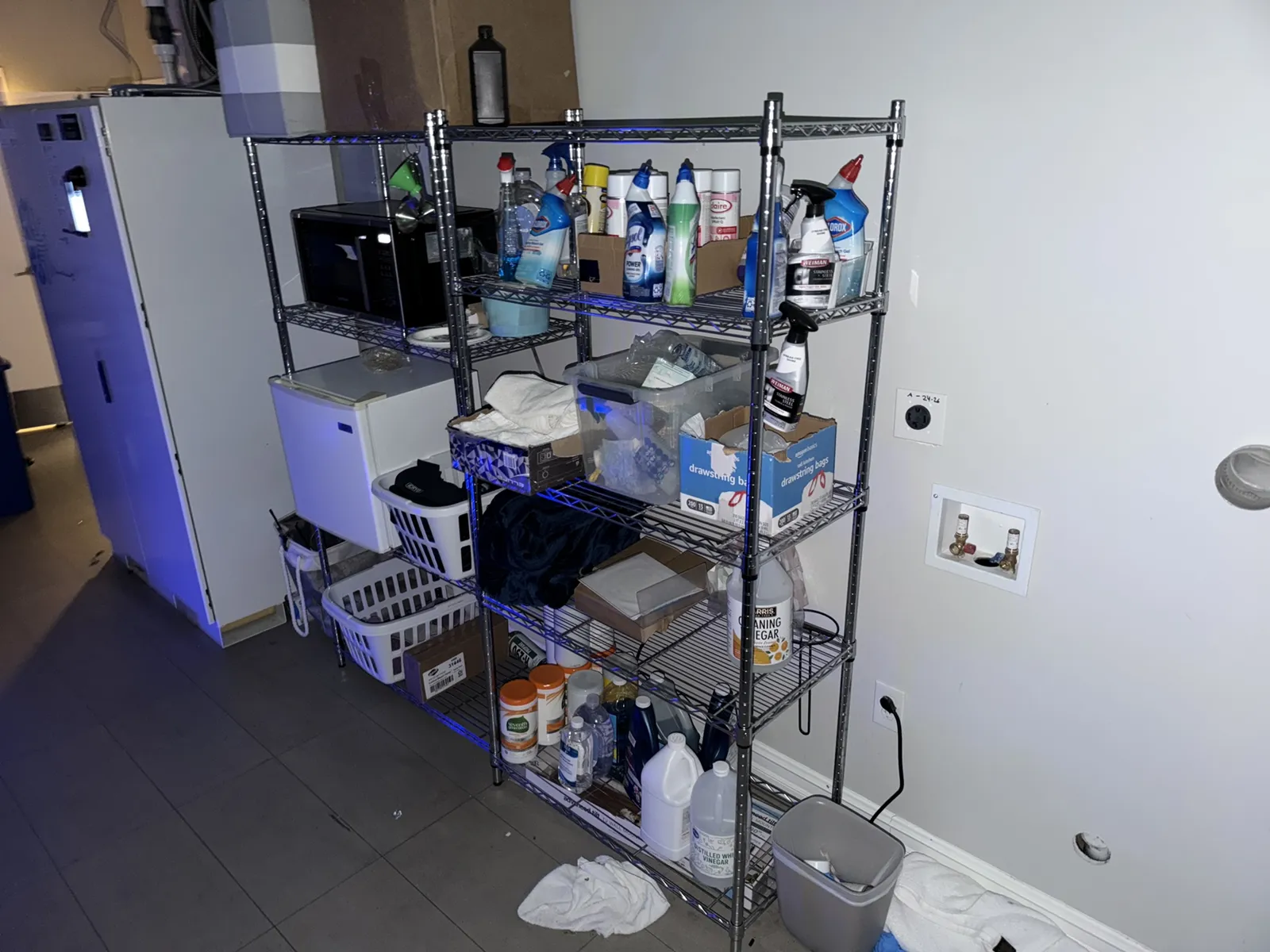 Metro Style Wire Racks with Contents, photo 3 of 3