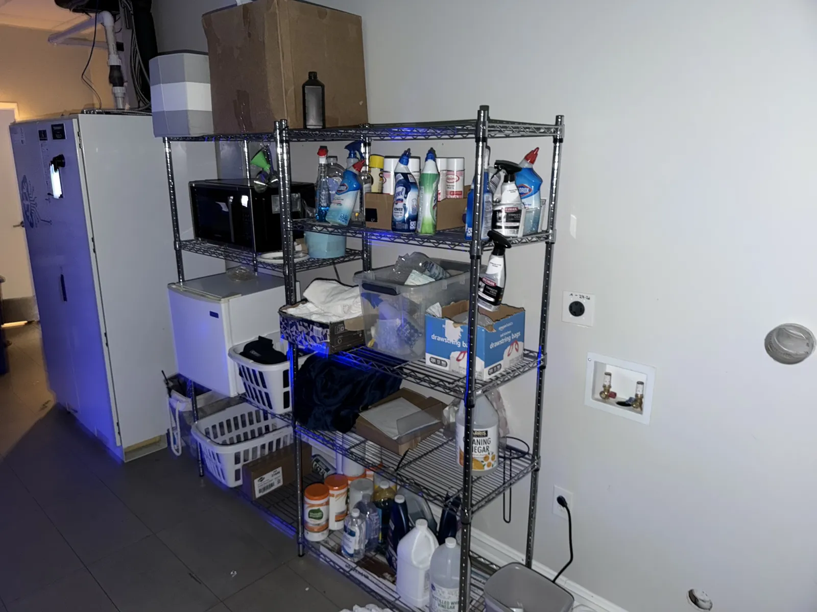 Metro Style Wire Racks with Contents, photo 2 of 3