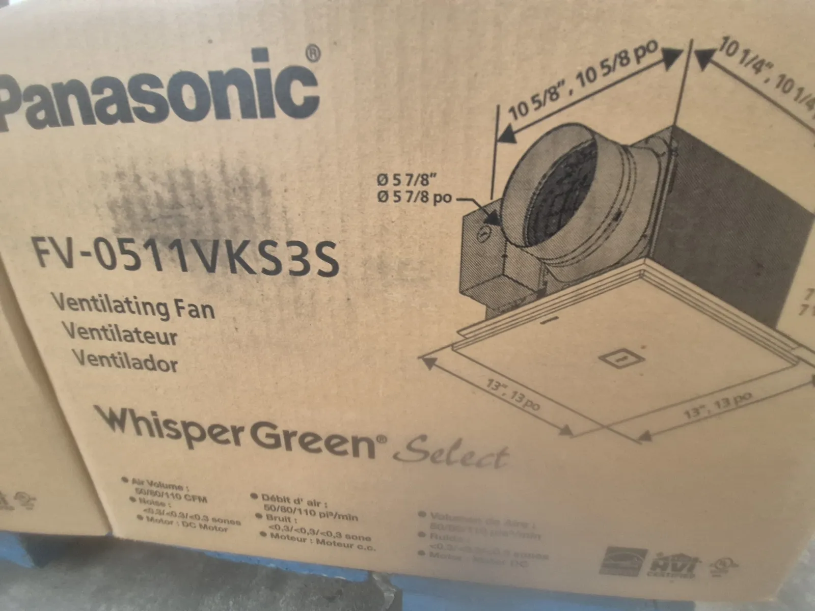 (7) Panasonic, Ventilating Fan, photo 2 of 5