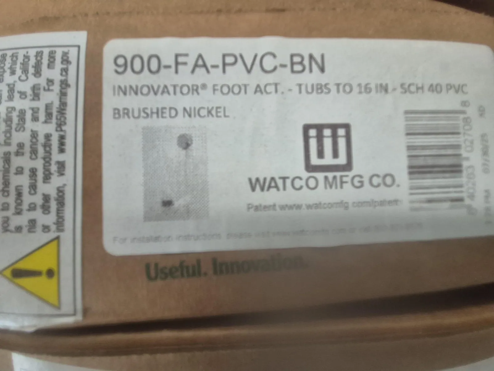 (1) Box, 900 FA PVC BN, Innovator Foot ACT, 12 Qty, photo 2 of 3