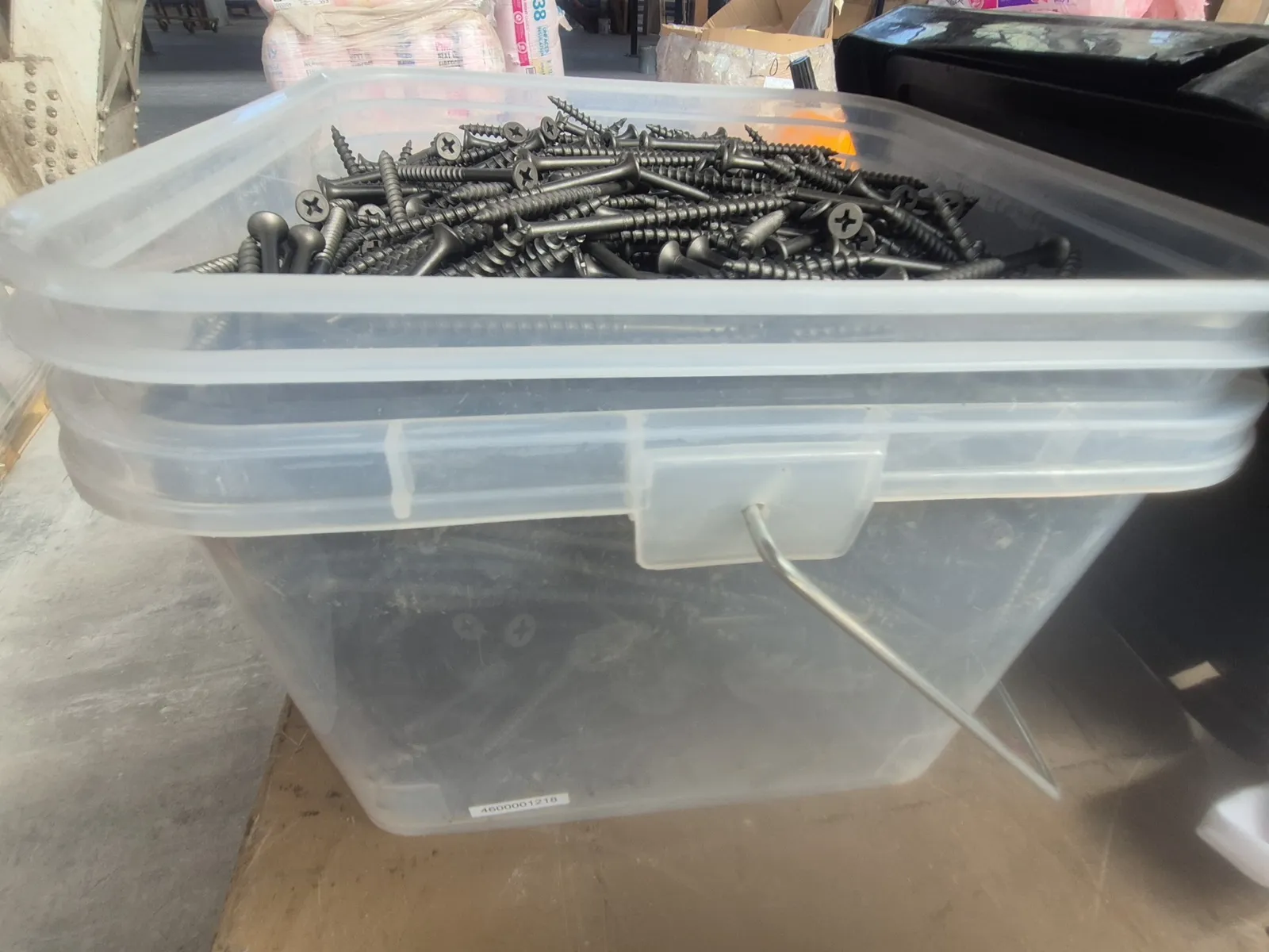 (1) Bucket, Drywall Screws, #8x3", 7.62 cm, photo 4 of 4