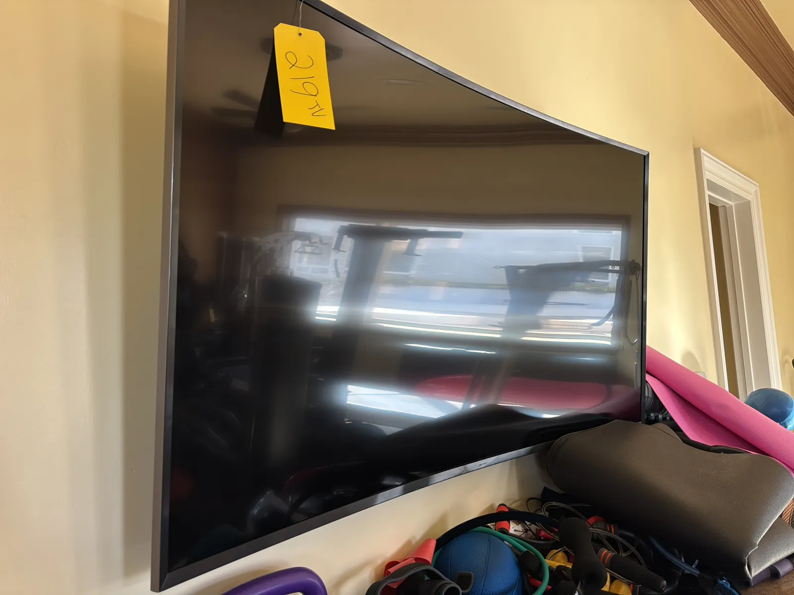 Samsung 65” Curved Television, photo 2 of 6