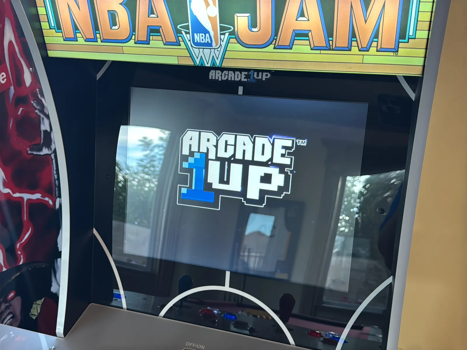 Arcade 1Up NBA Jam Mini Arcade Machine With Stool, photo 4 of 9