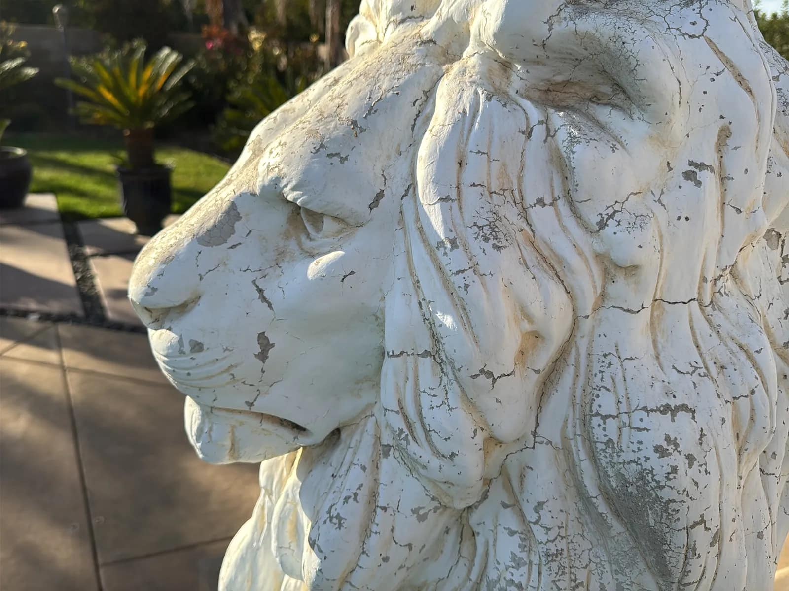 (2) Stone Lion Sculptures, photo 10 of 10