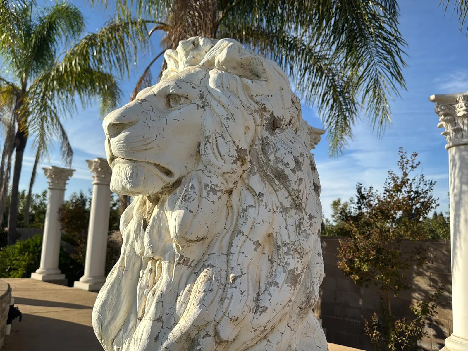 (2) Stone Lion Sculptures, photo 3 of 10