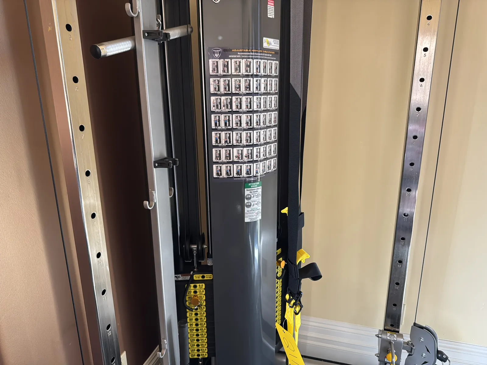 TFIN Adjustable High Low Cable Station, photo 4 of 12