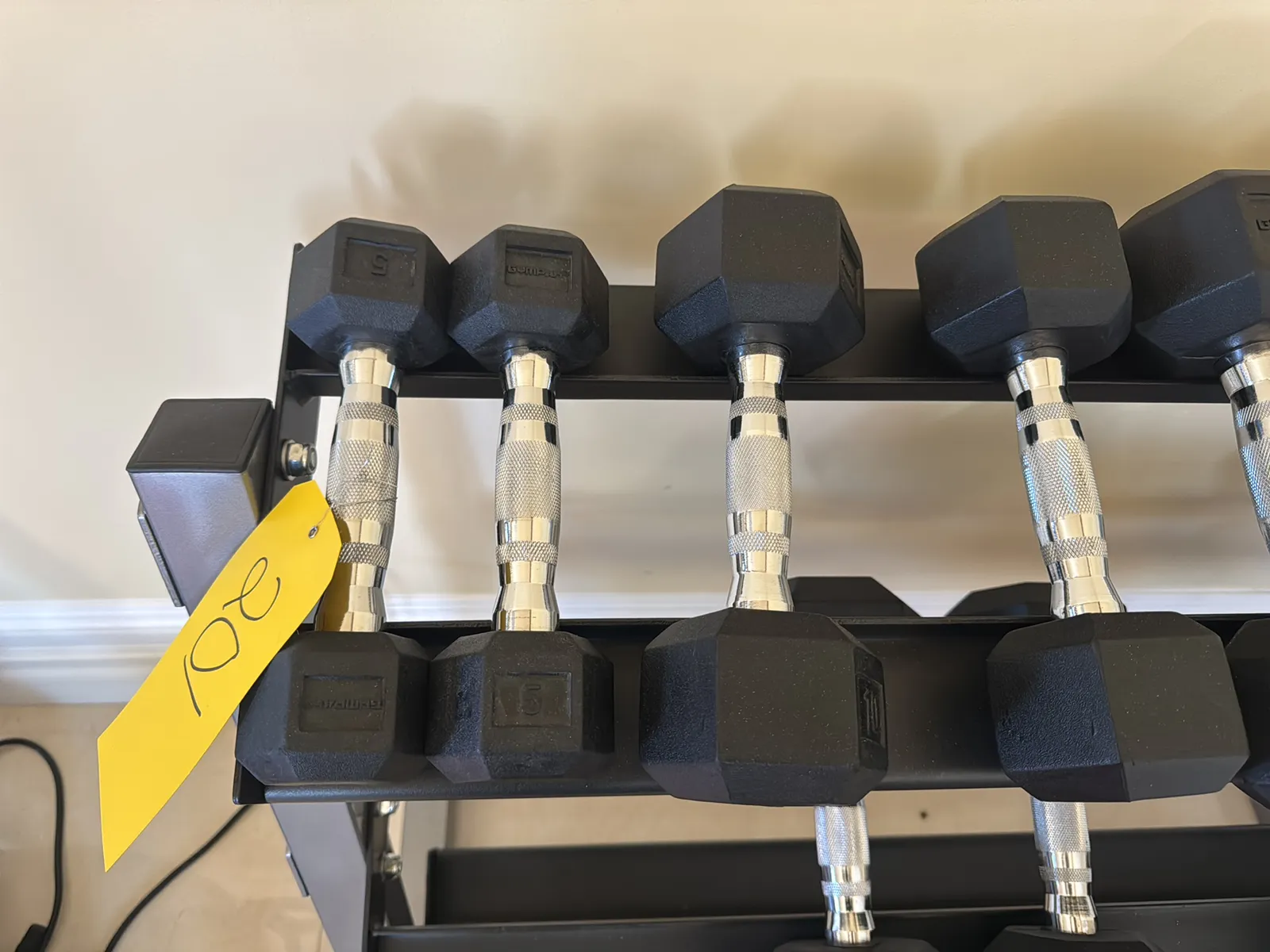 Weight Rack With Assorted Weights, photo 3 of 8