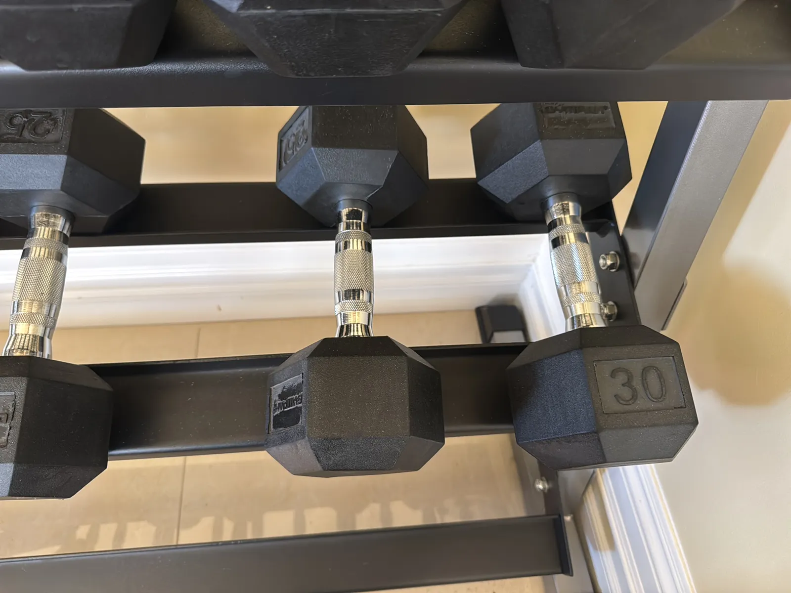 Weight Rack With Assorted Weights, photo 6 of 8