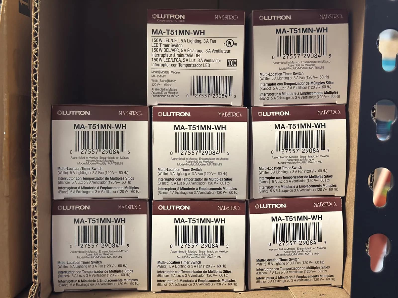 Contents Of (1) Shelf: Leviton Switch-plates, Lutron Switches And More, photo 7 of 12