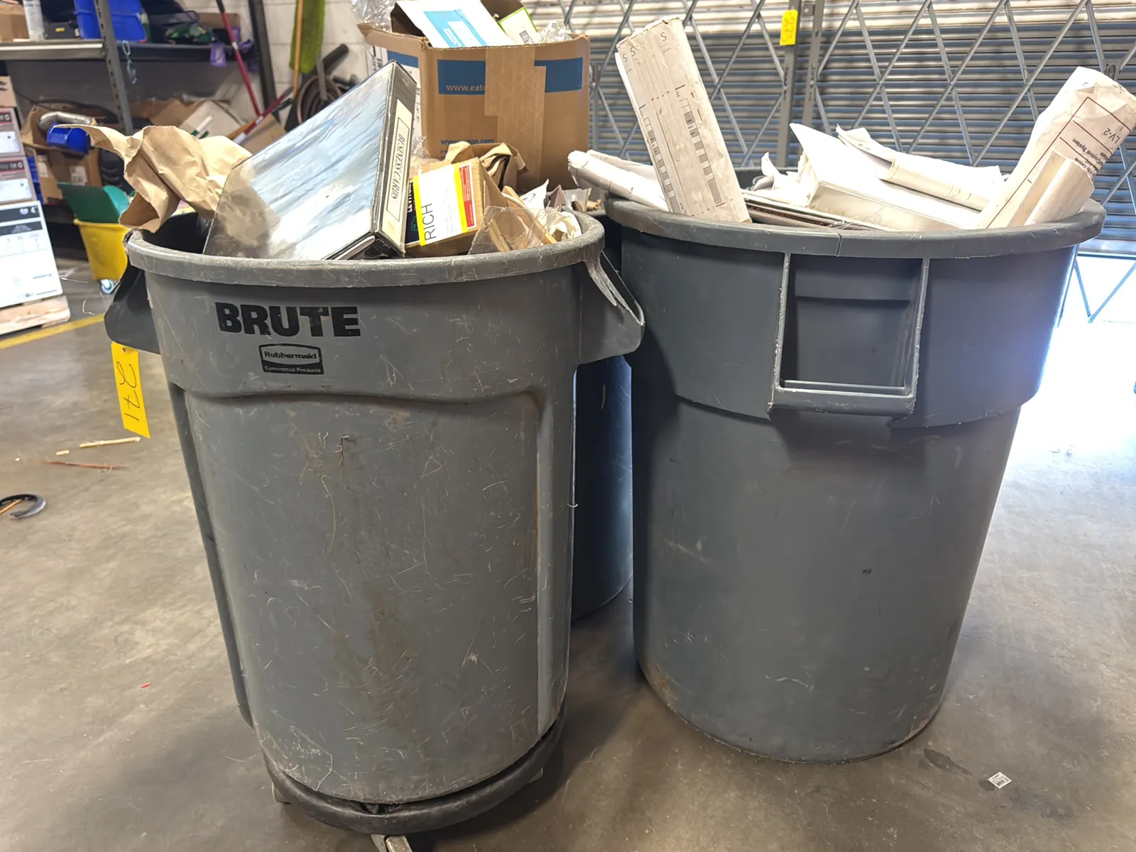 (3) Garbage Cans (With Contents), photo 6 of 6