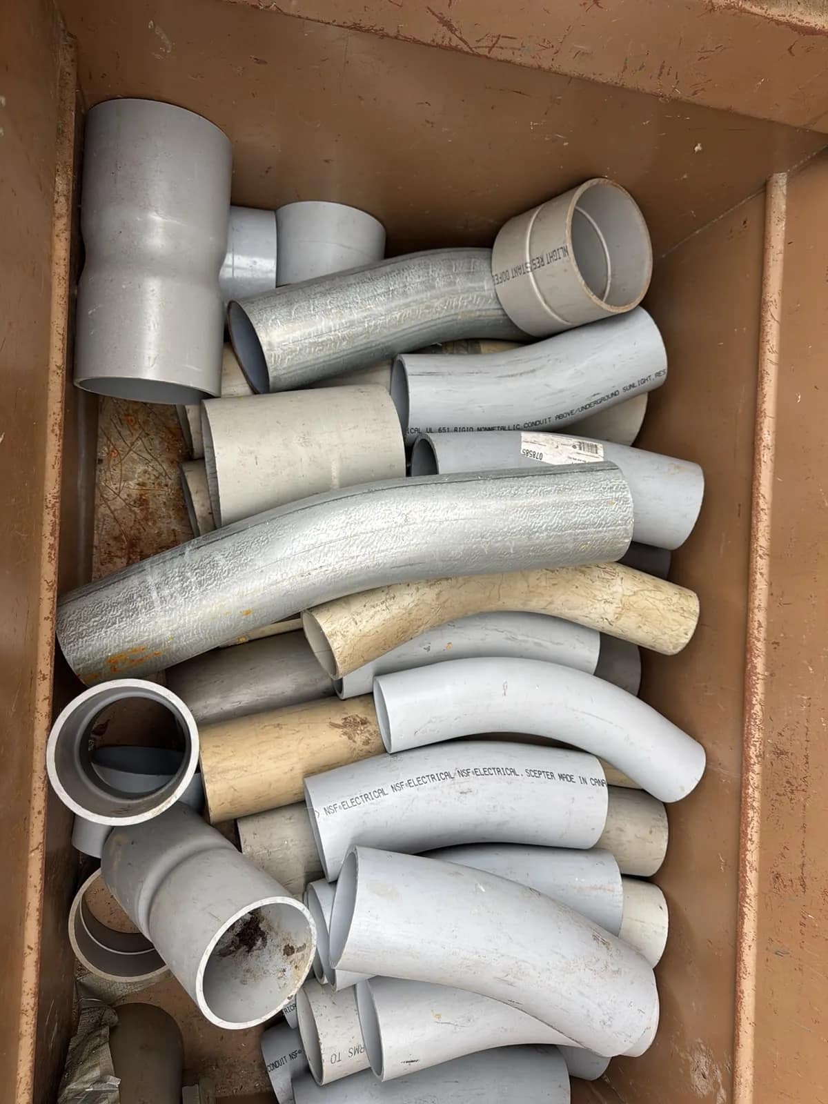 Rolling Job Chest And Contents: Metal And PVC Pipes, photo 5 of 17